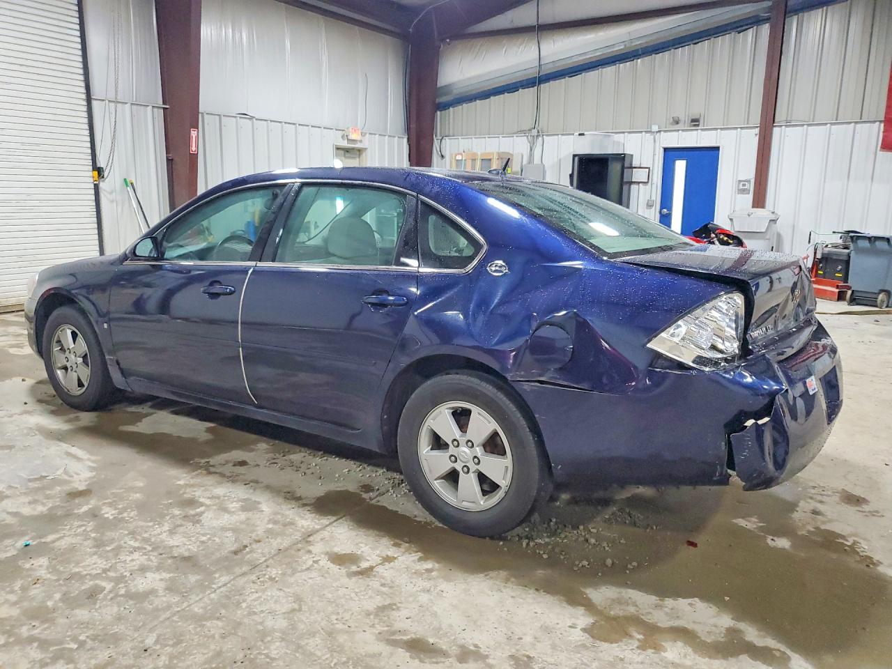 2007 Chevrolet Impala Lt Blue vin: 2G1WT58K379340434