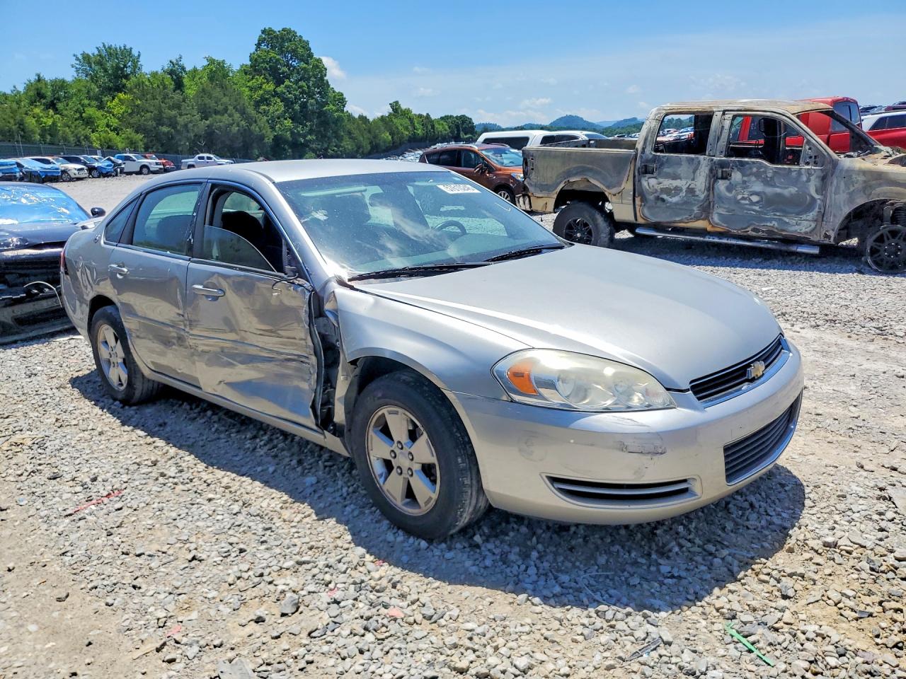 2007 Chevrolet Impala Lt Silver vin: 2G1WT58K379353670