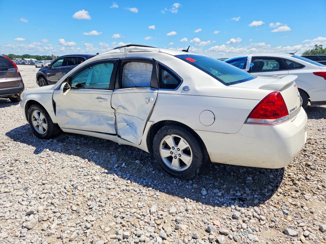 2007 Chevrolet Impala Lt White vin: 2G1WT58K379365608