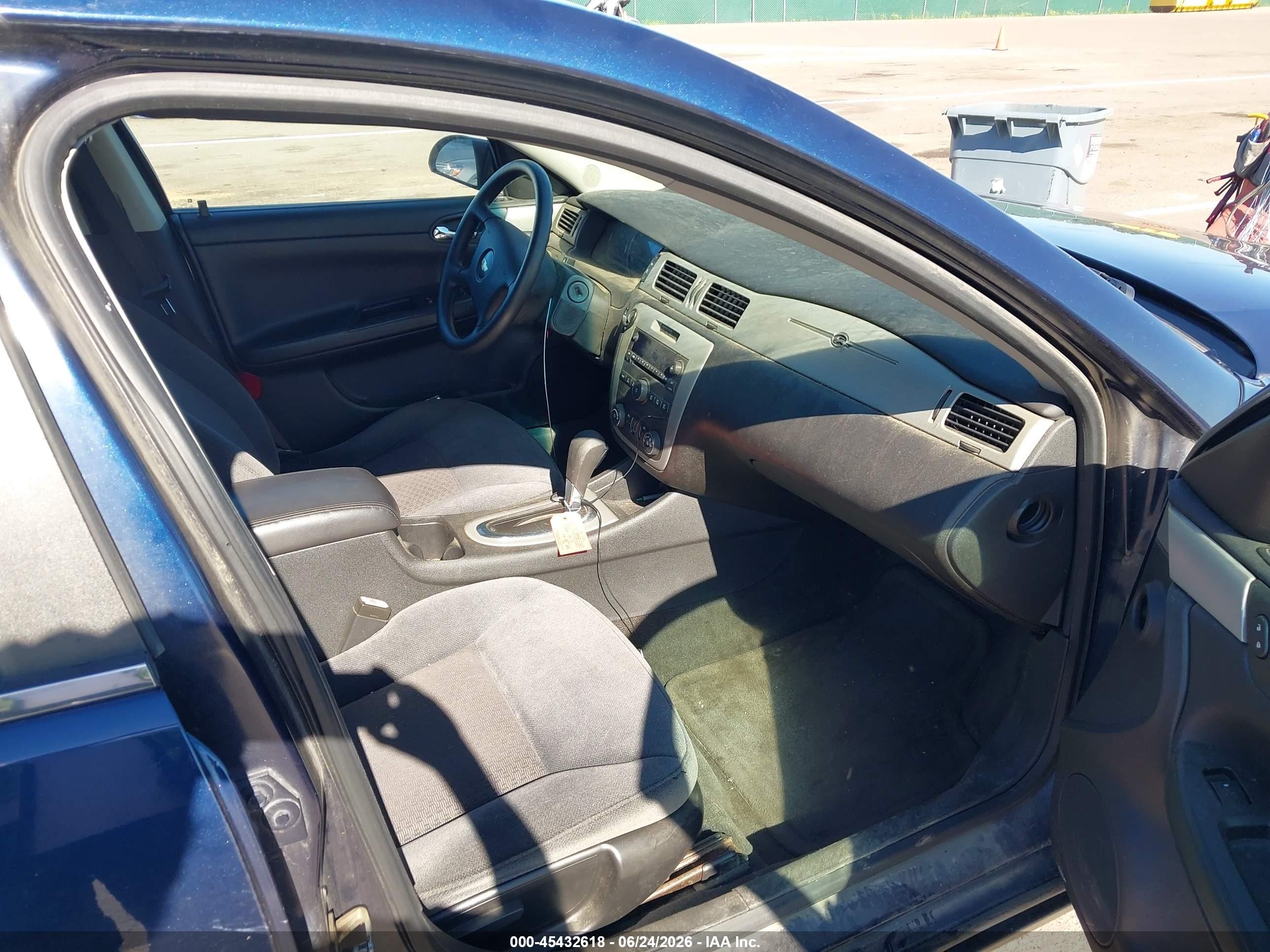 2008 Chevrolet Impala Lt Blue vin: 2G1WT58K381329000