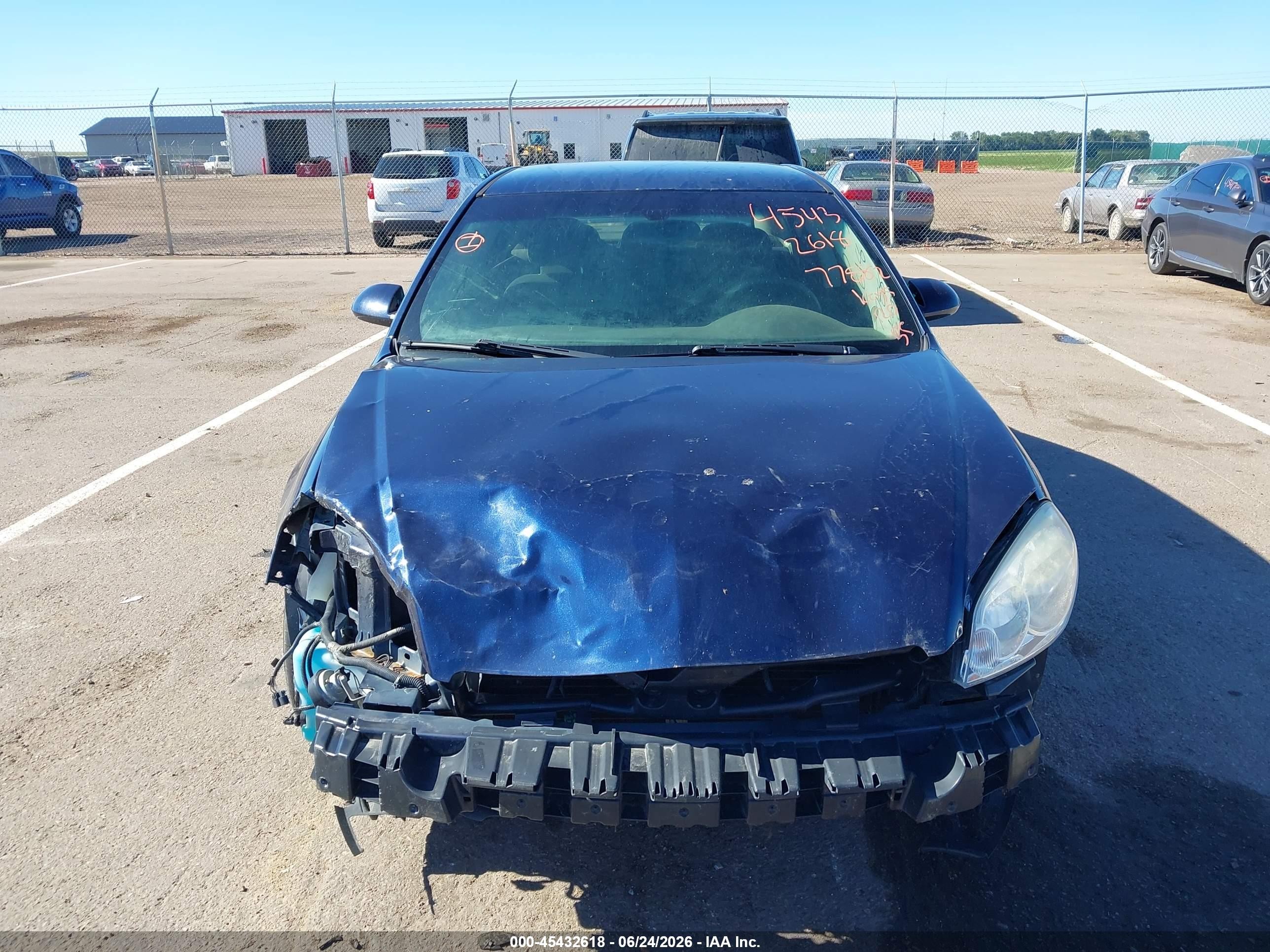 2008 Chevrolet Impala Lt Blue vin: 2G1WT58K381329000