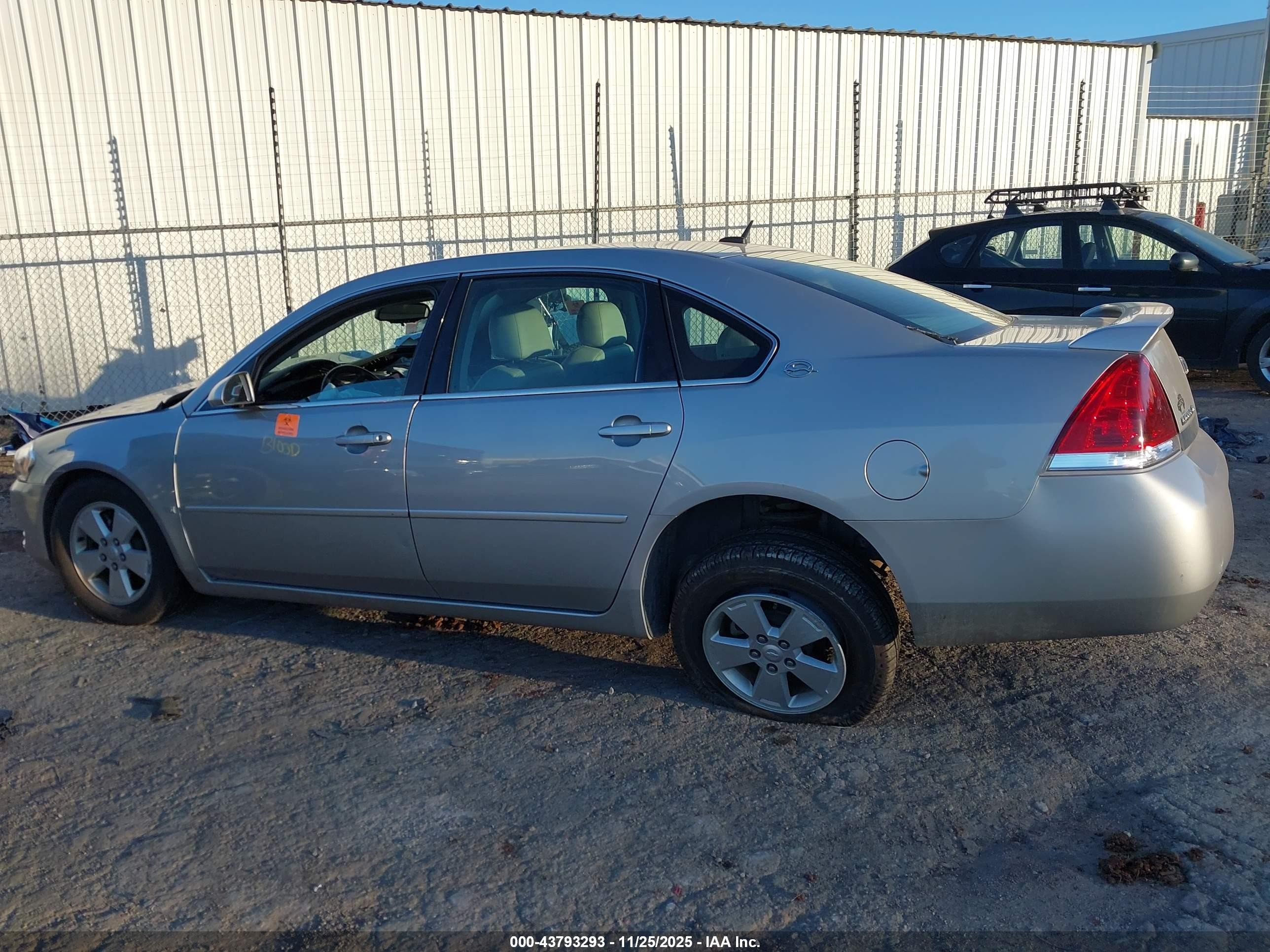 2008 Chevrolet Impala Lt Silver vin: 2G1WT58K389207268