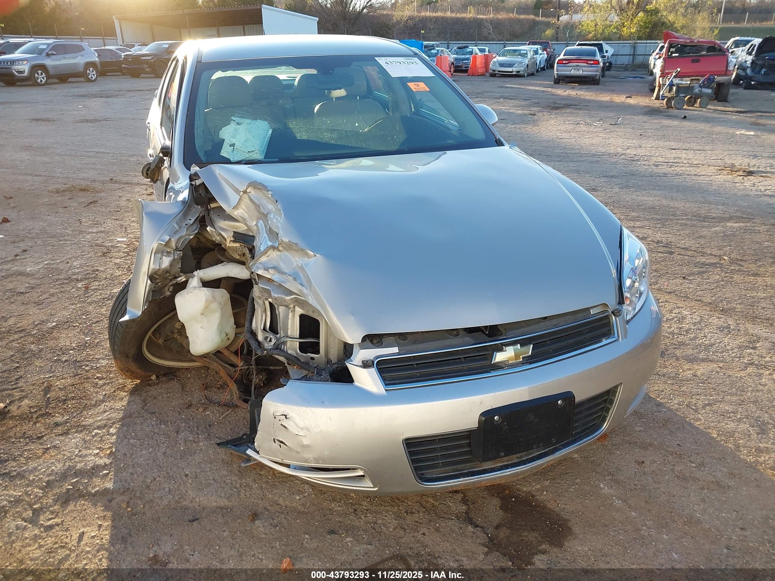 2008 Chevrolet Impala Lt Silver vin: 2G1WT58K389207268