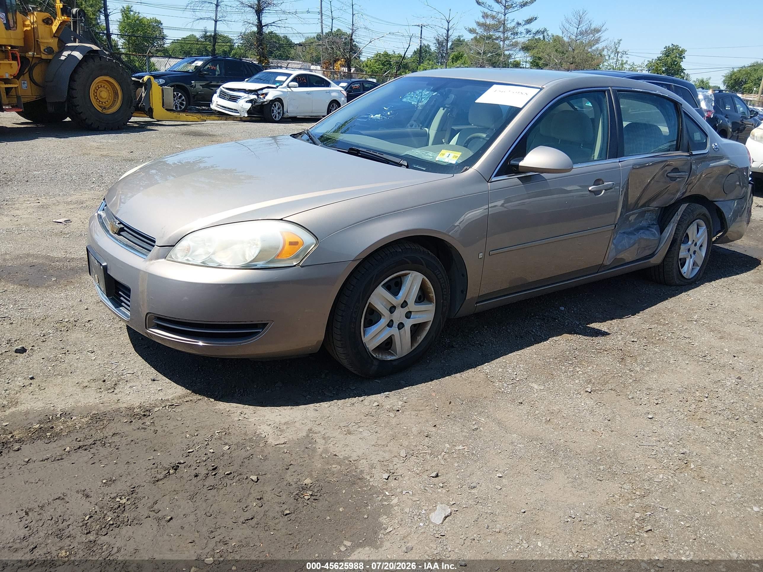 2006 Chevrolet Impala Lt Beige vin: 2G1WT58K469279903