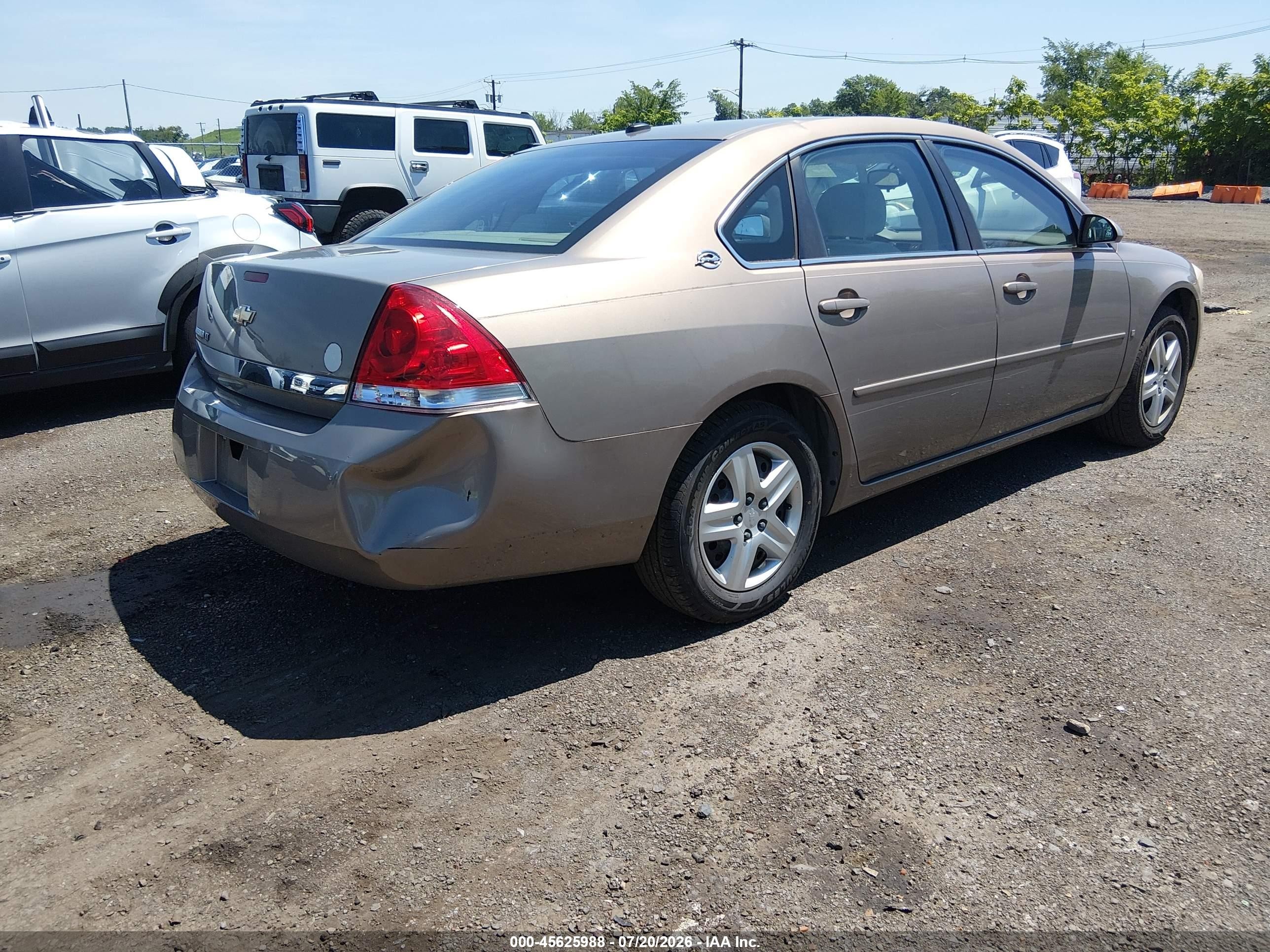 2006 Chevrolet Impala Lt Beige vin: 2G1WT58K469279903