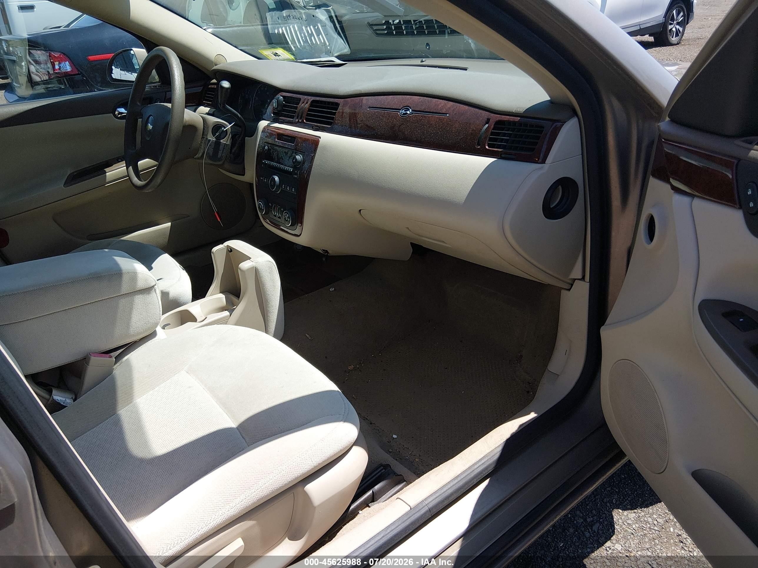 2006 Chevrolet Impala Lt Beige vin: 2G1WT58K469279903