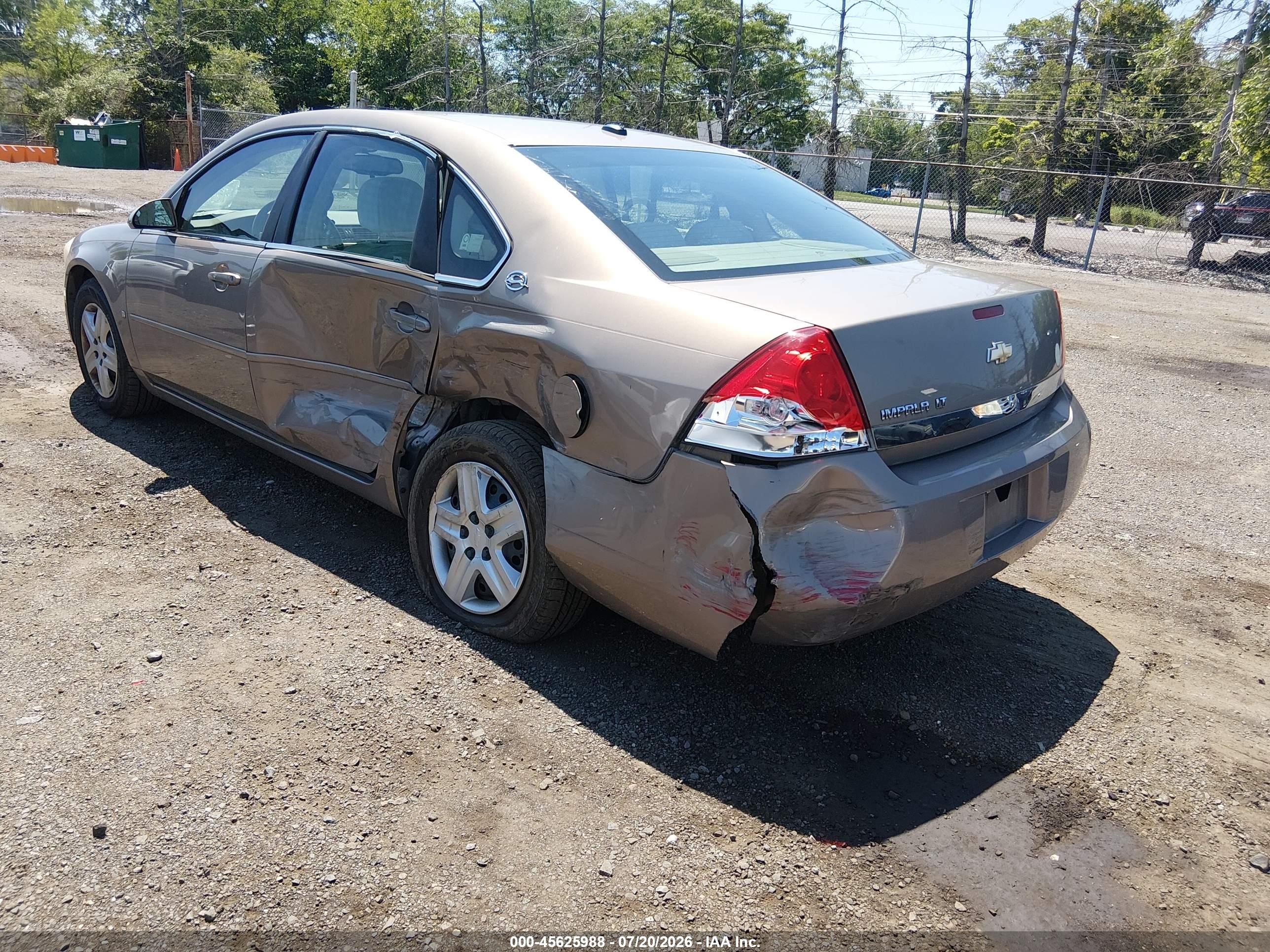 2006 Chevrolet Impala Lt Beige vin: 2G1WT58K469279903