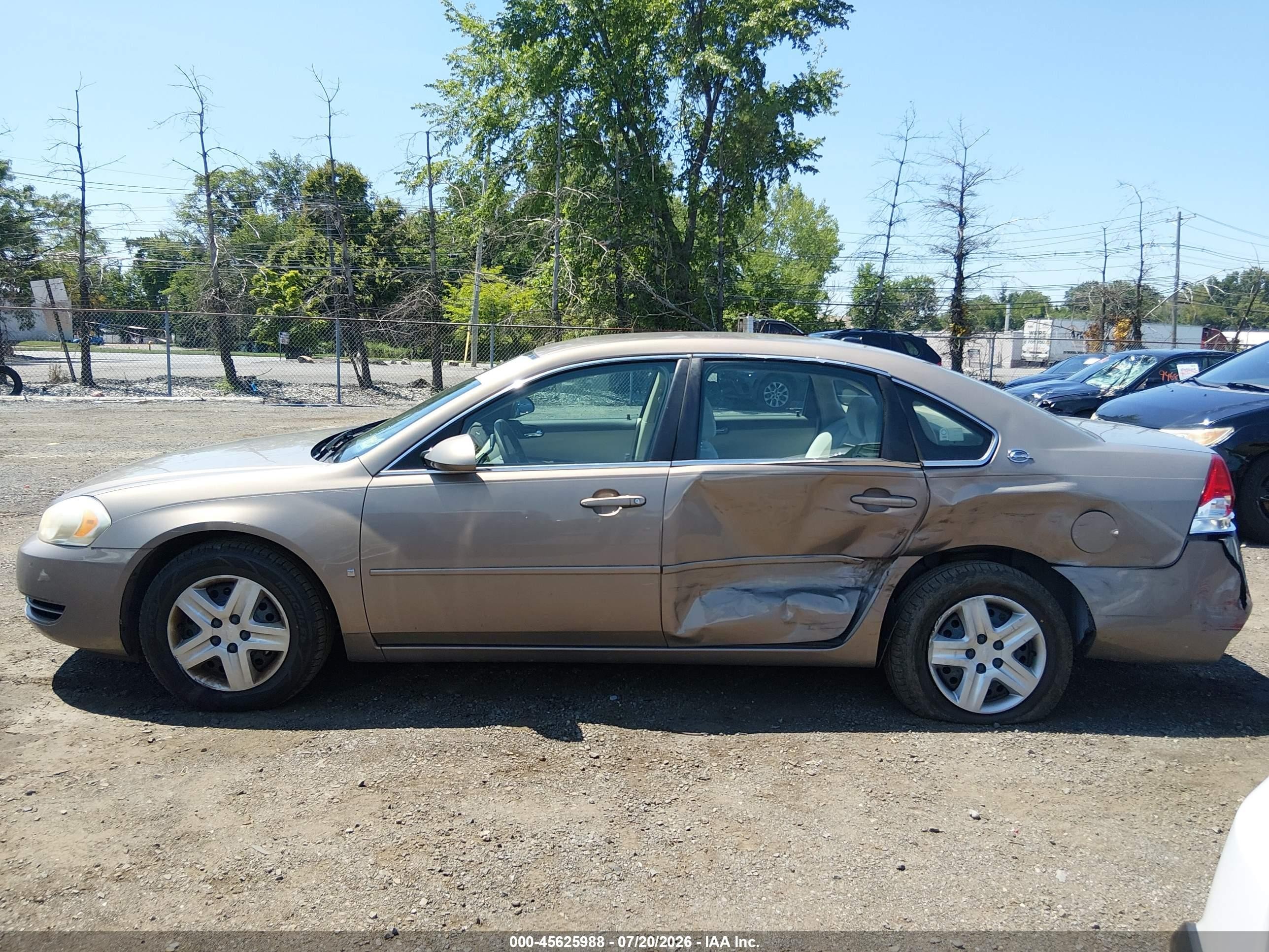 2006 Chevrolet Impala Lt Beige vin: 2G1WT58K469279903