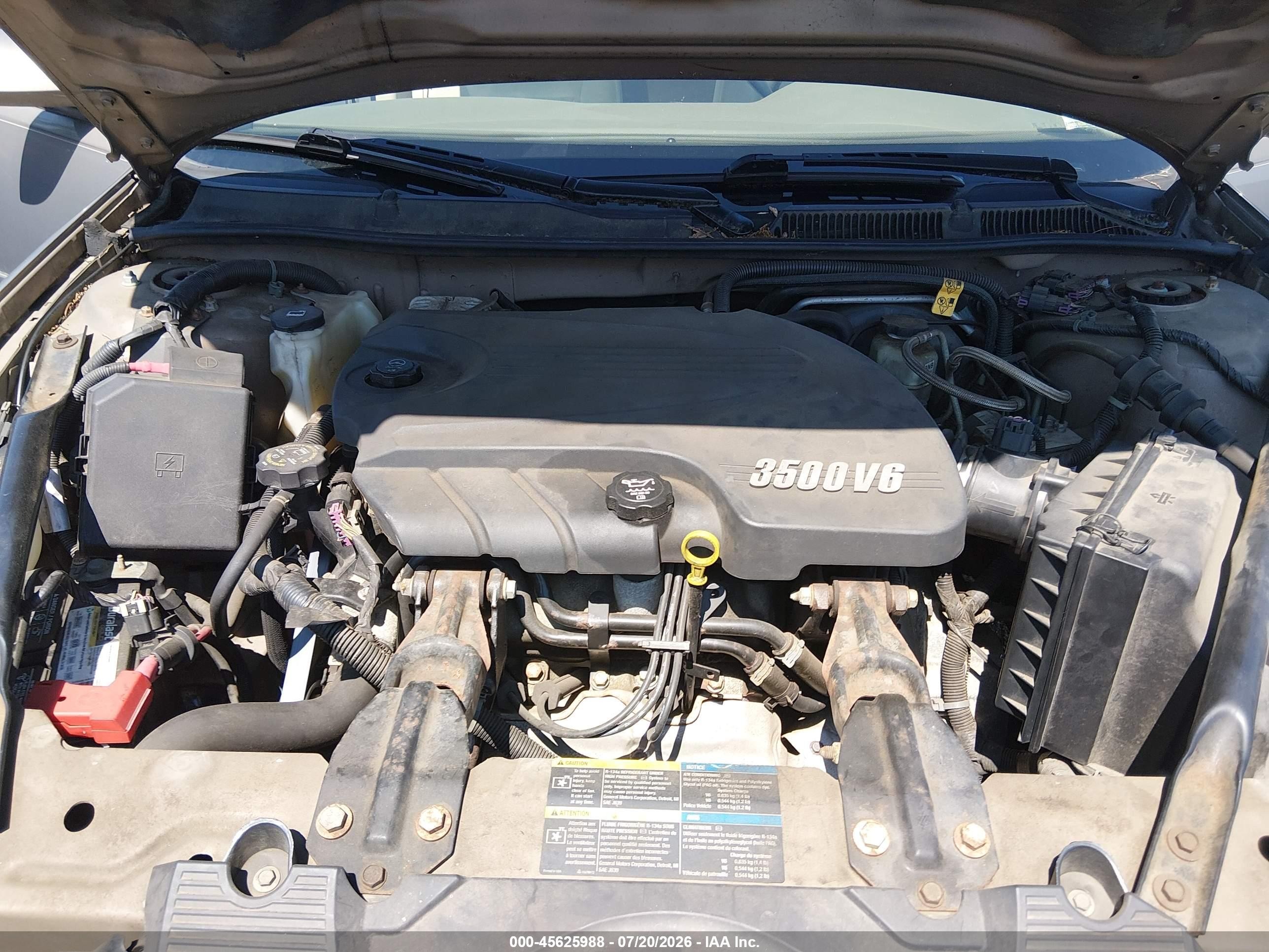2006 Chevrolet Impala Lt Beige vin: 2G1WT58K469279903