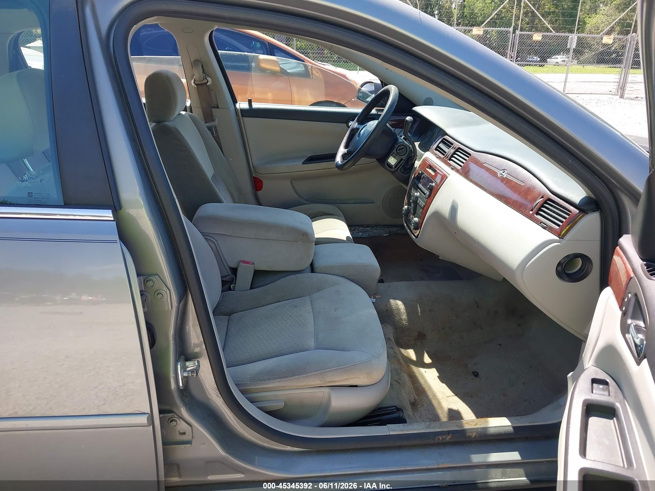 2007 Chevrolet Impala 3.5l Lt Gray vin: 2G1WT58K479170665