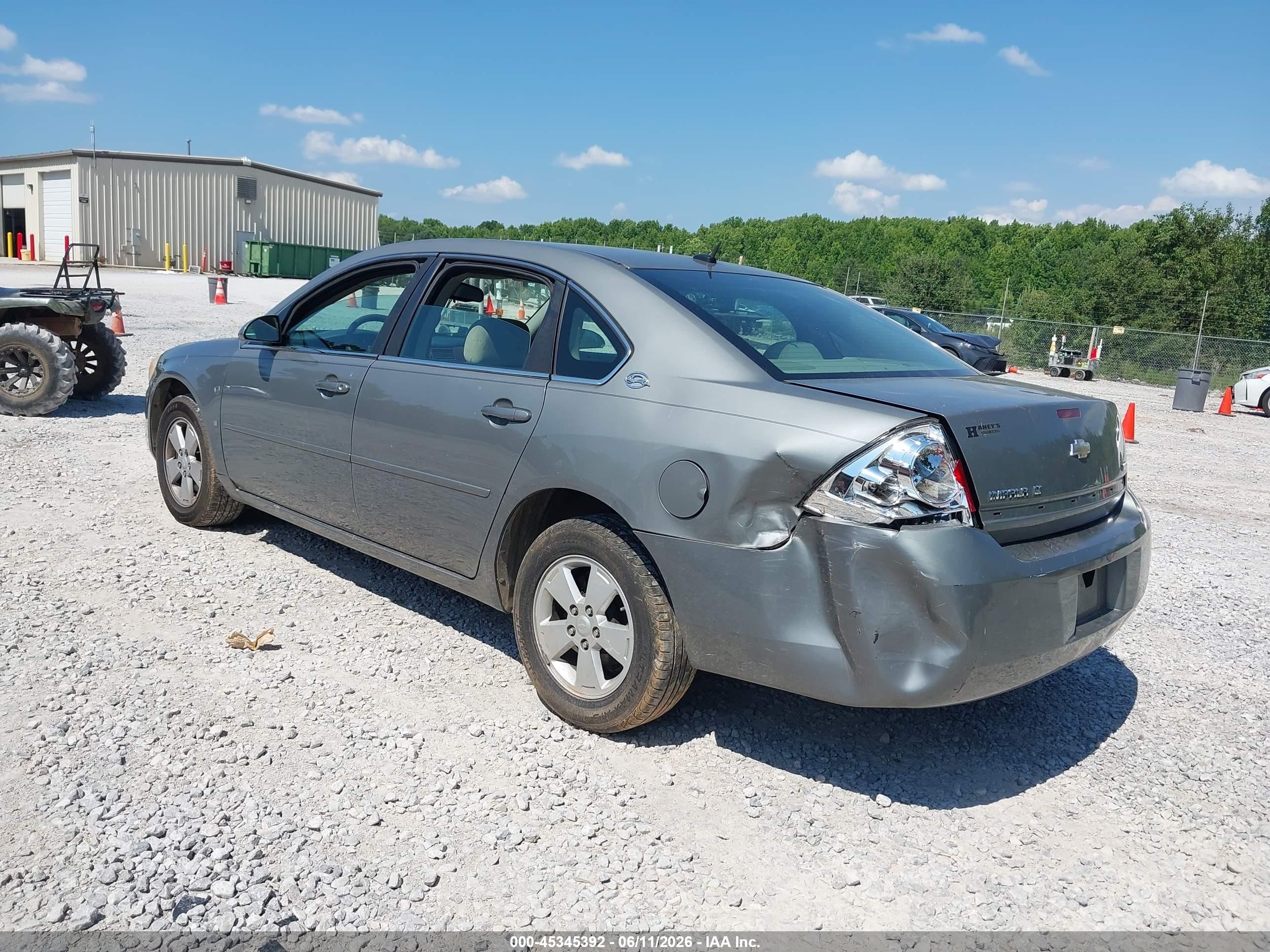 2007 Chevrolet Impala 3.5l Lt Gray vin: 2G1WT58K479170665