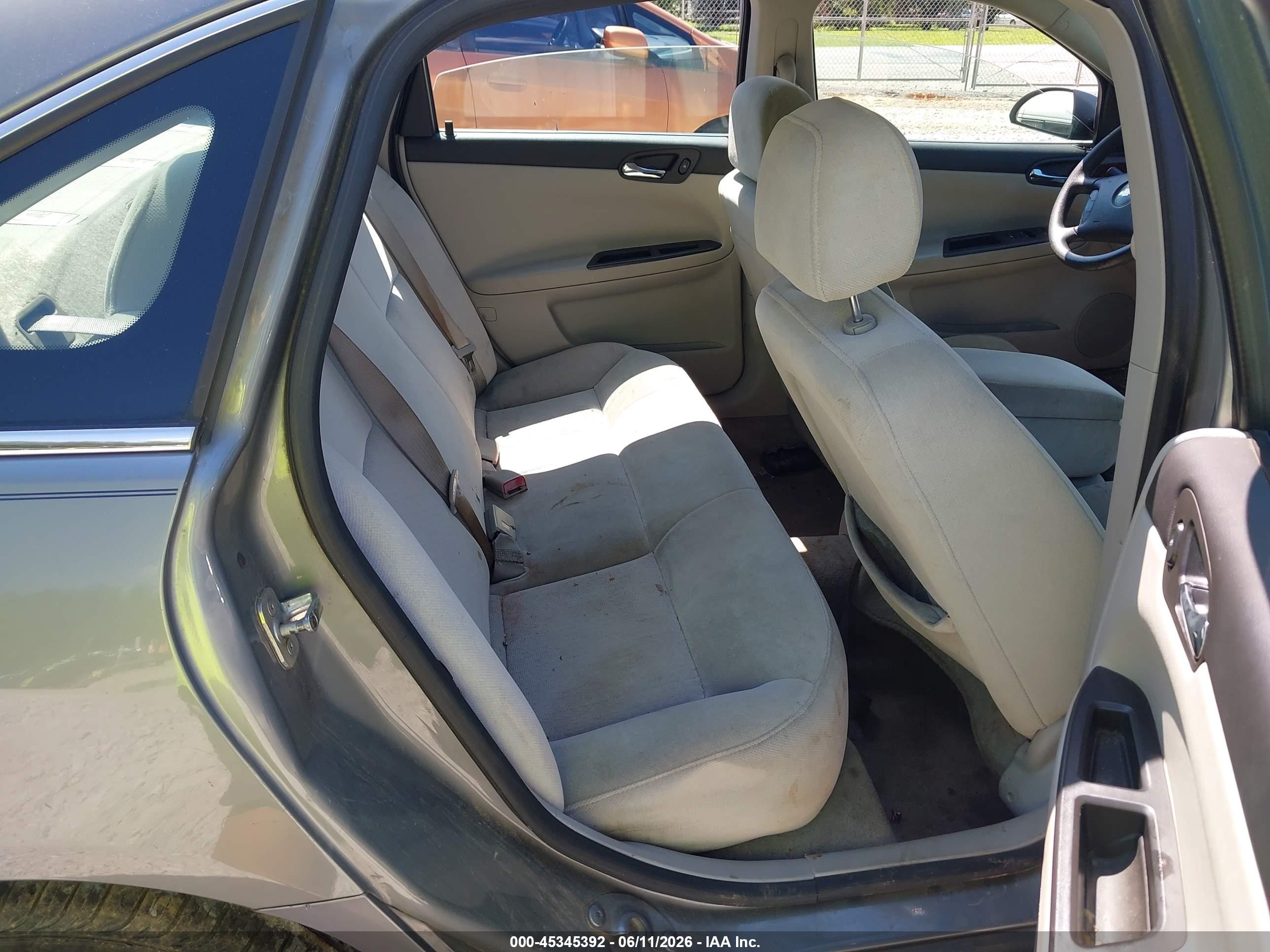 2007 Chevrolet Impala 3.5l Lt Gray vin: 2G1WT58K479170665