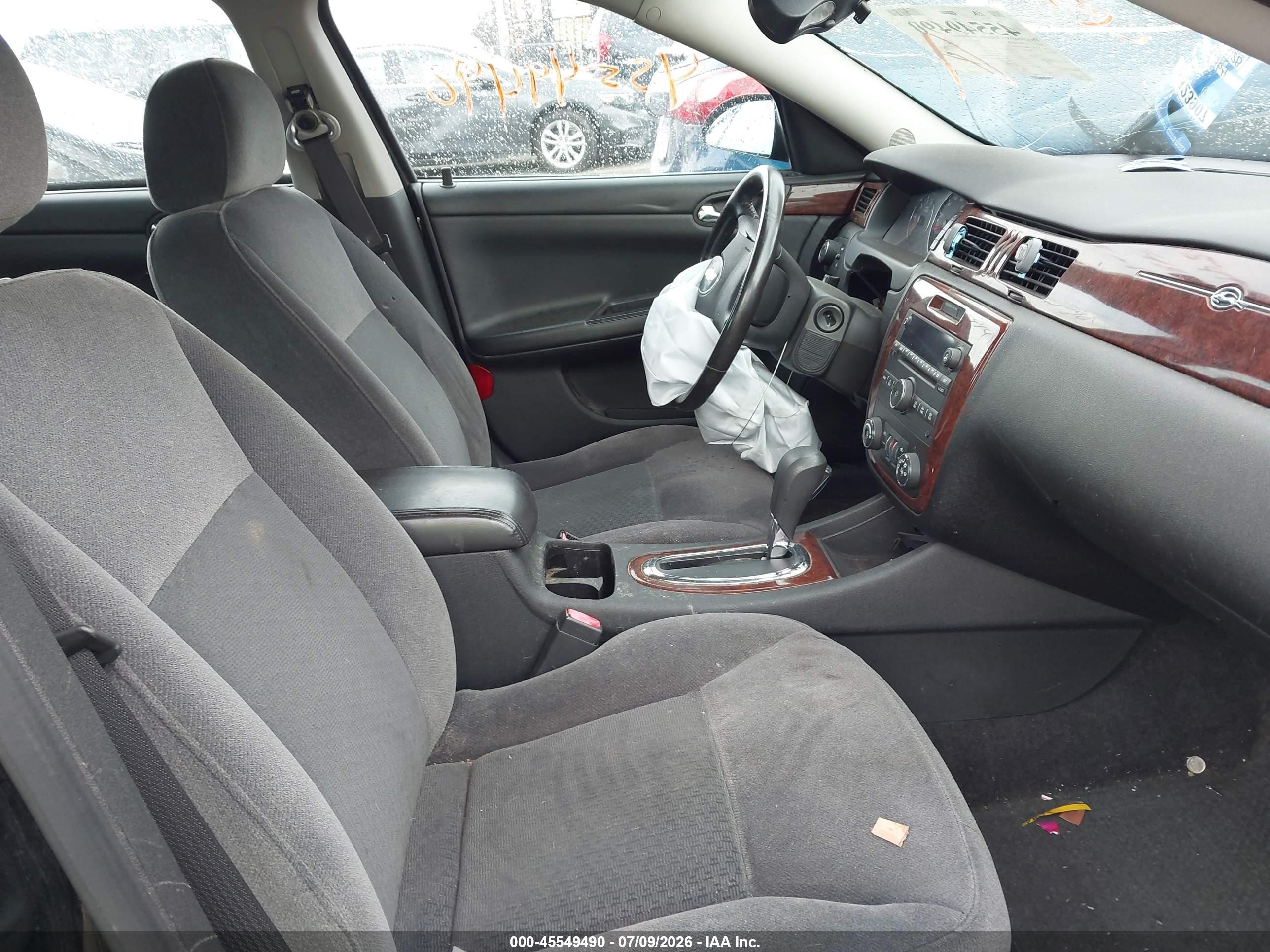 2007 Chevrolet Impala 3.5l Lt Черный vin: 2G1WT58K479264853