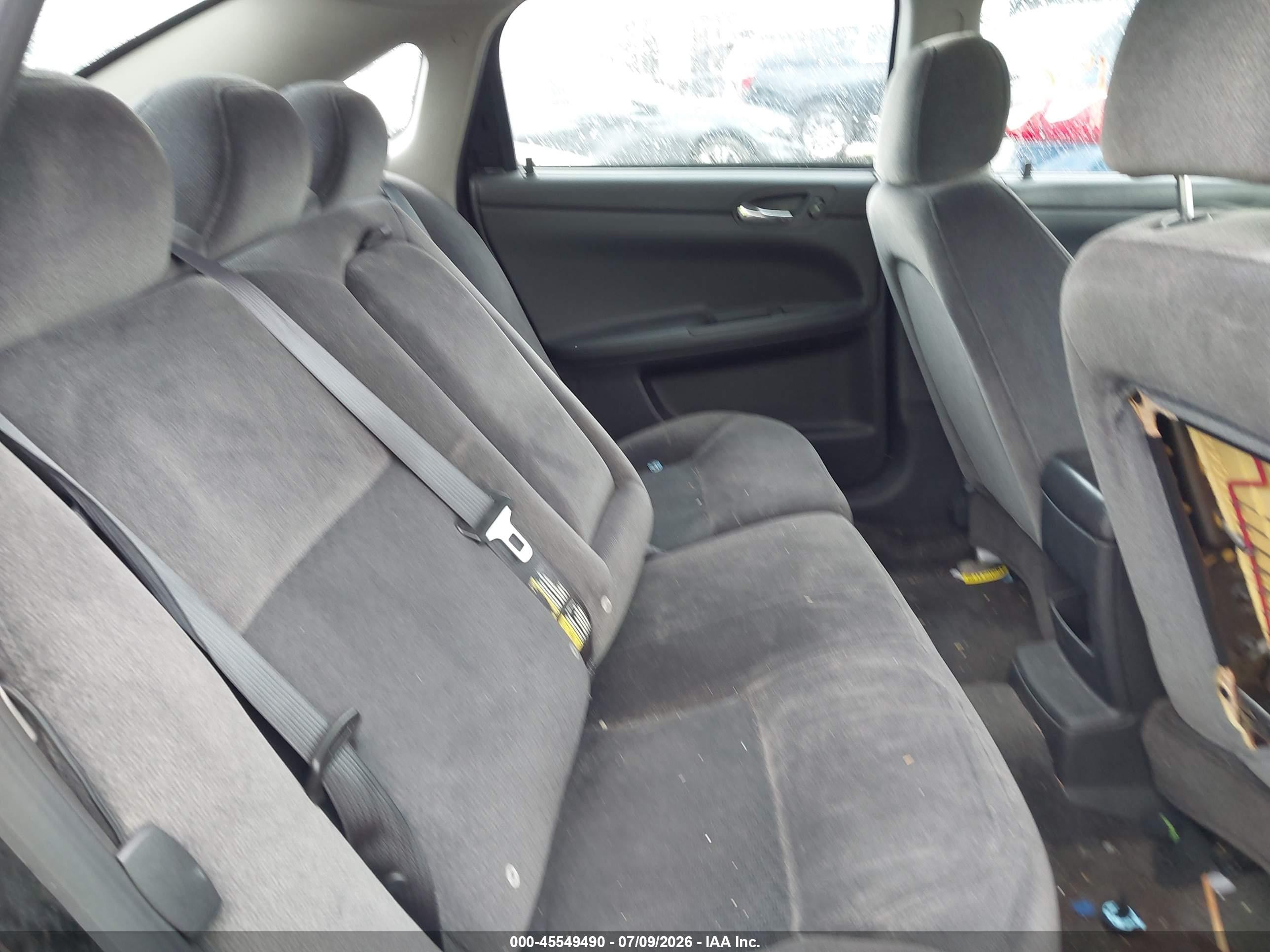 2007 Chevrolet Impala 3.5l Lt Черный vin: 2G1WT58K479264853