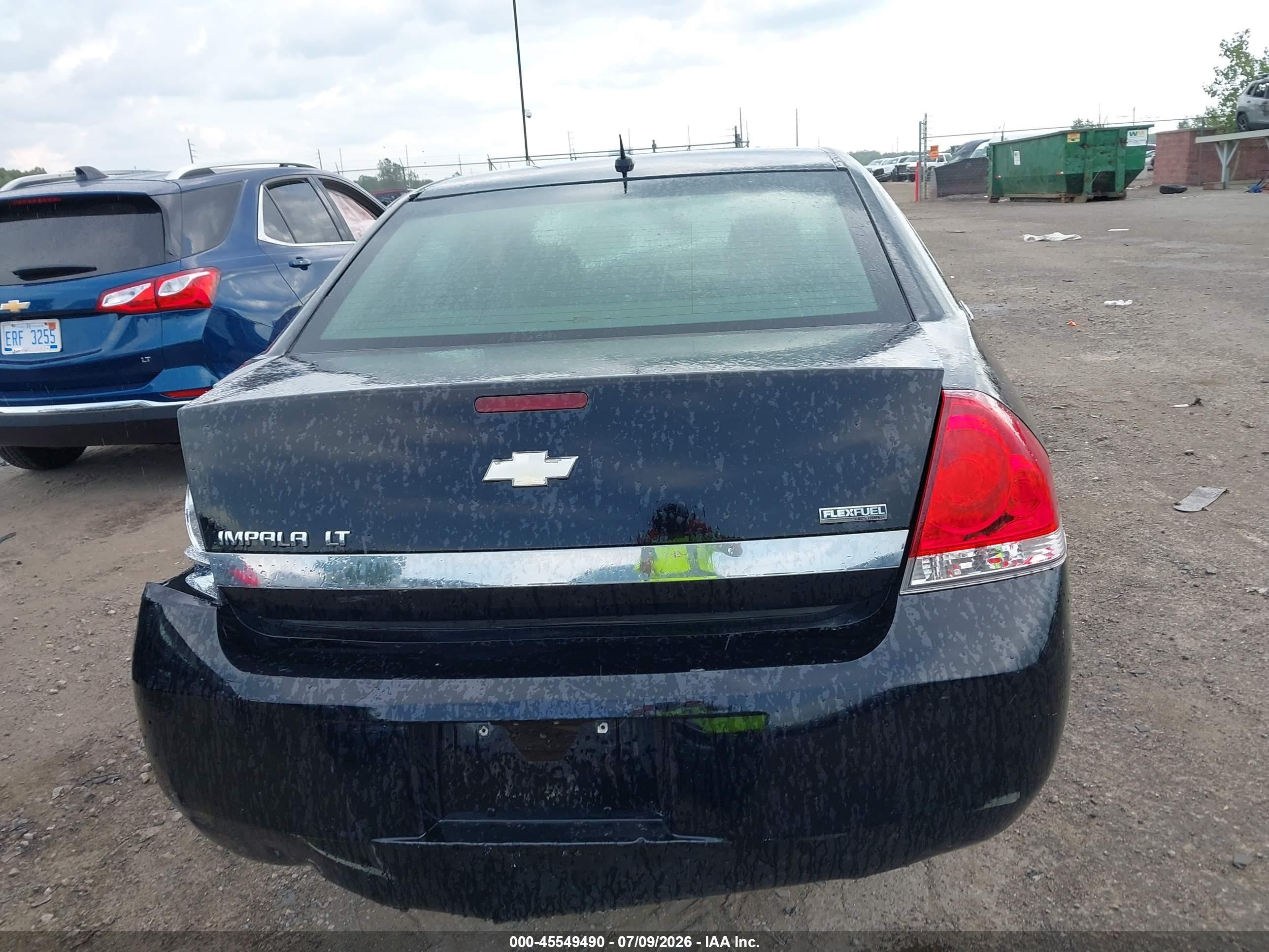 2007 Chevrolet Impala 3.5l Lt Черный vin: 2G1WT58K479264853