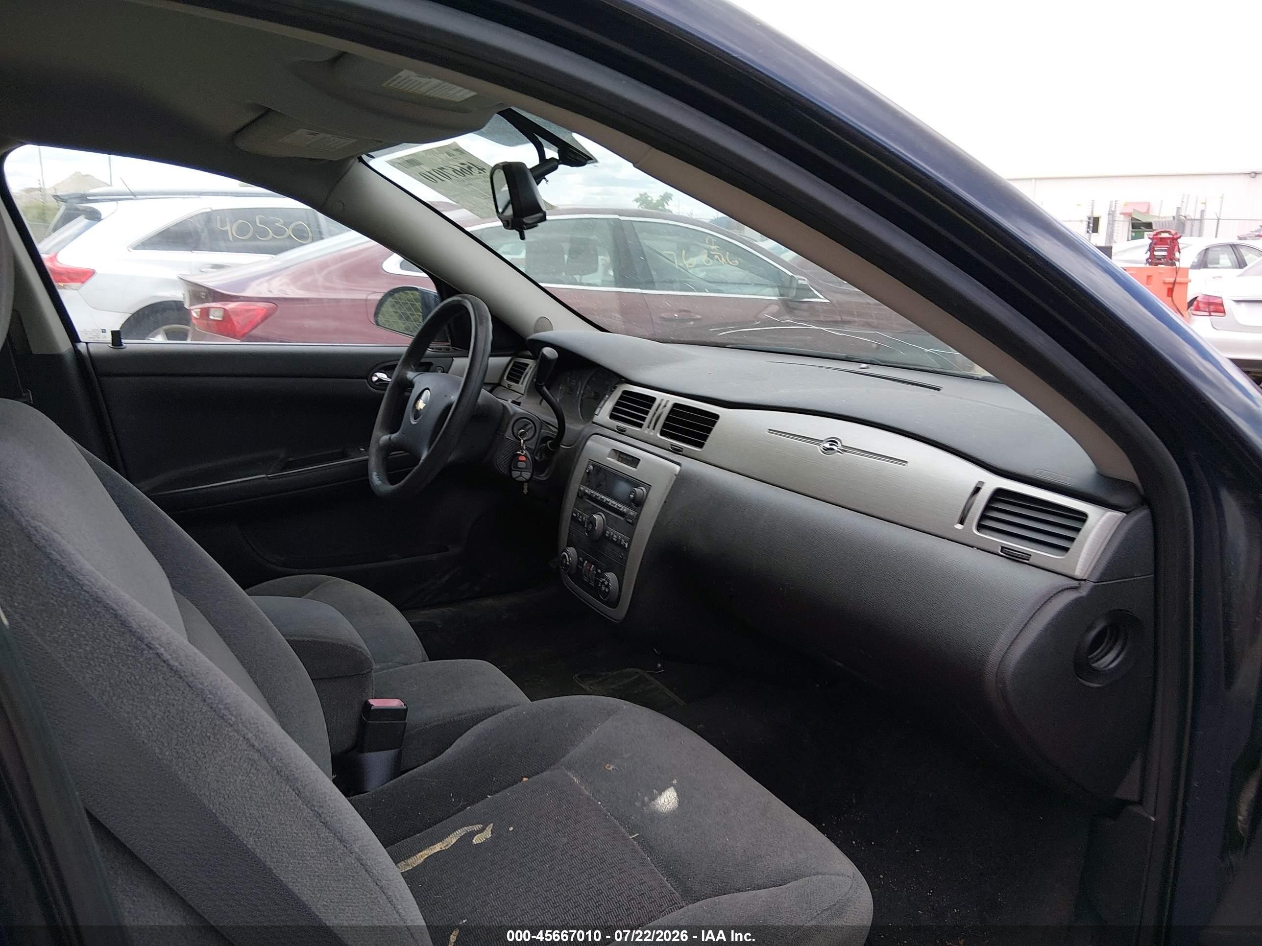 2008 Chevrolet Impala Lt Dark Blue vin: 2G1WT58K481298744