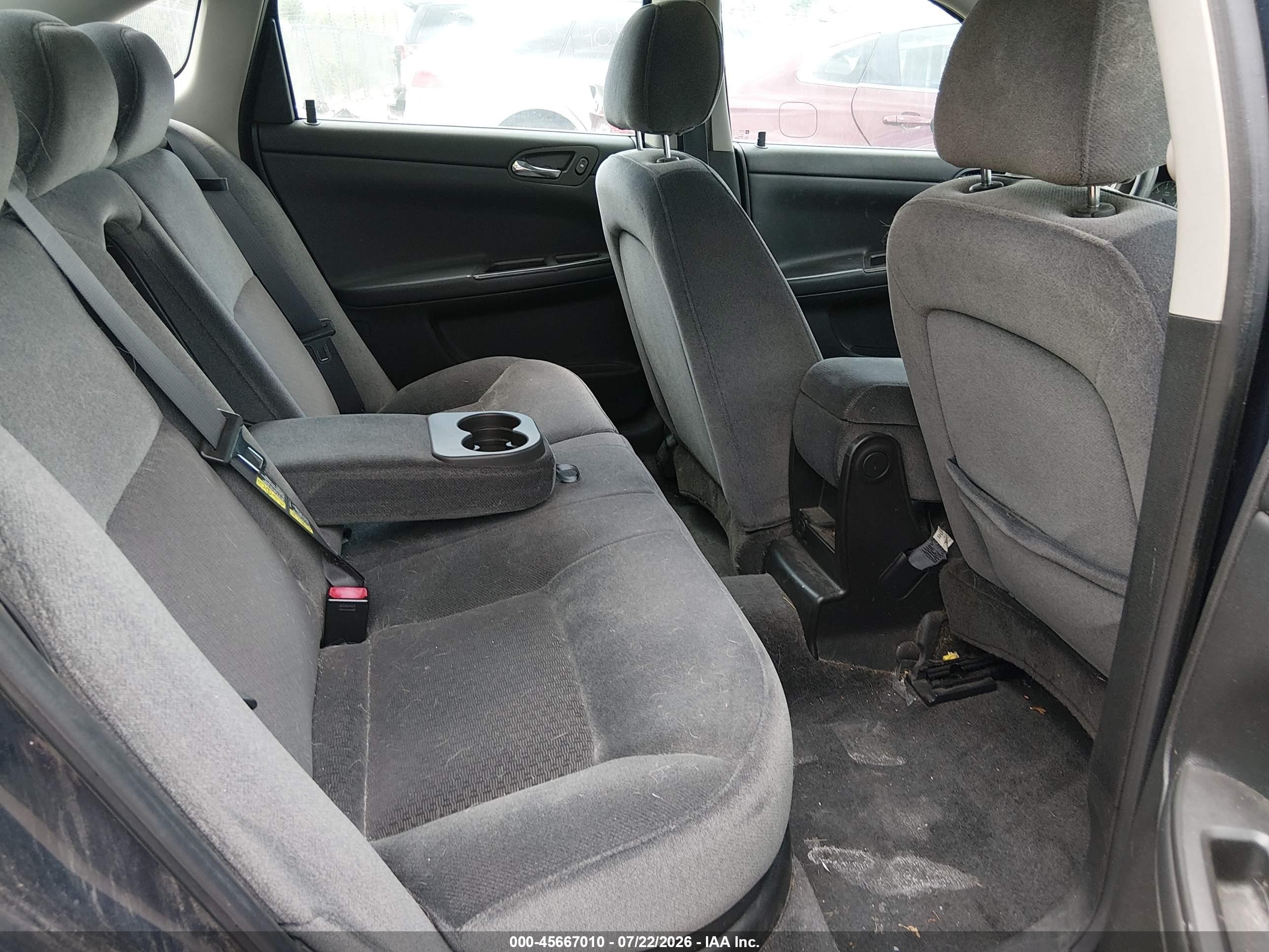2008 Chevrolet Impala Lt Dark Blue vin: 2G1WT58K481298744
