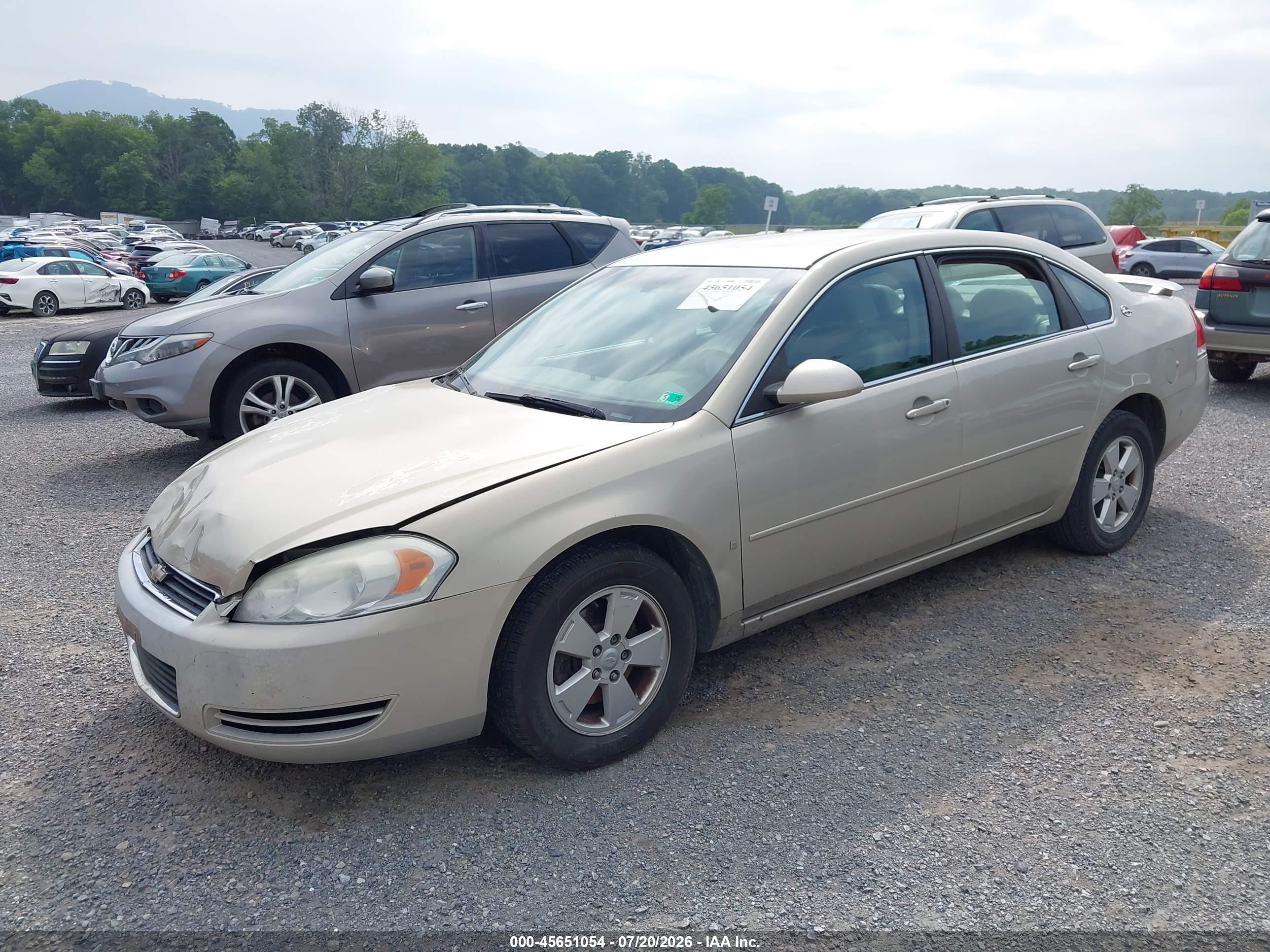 2008 Chevrolet Impala Lt White vin: 2G1WT58K481322864