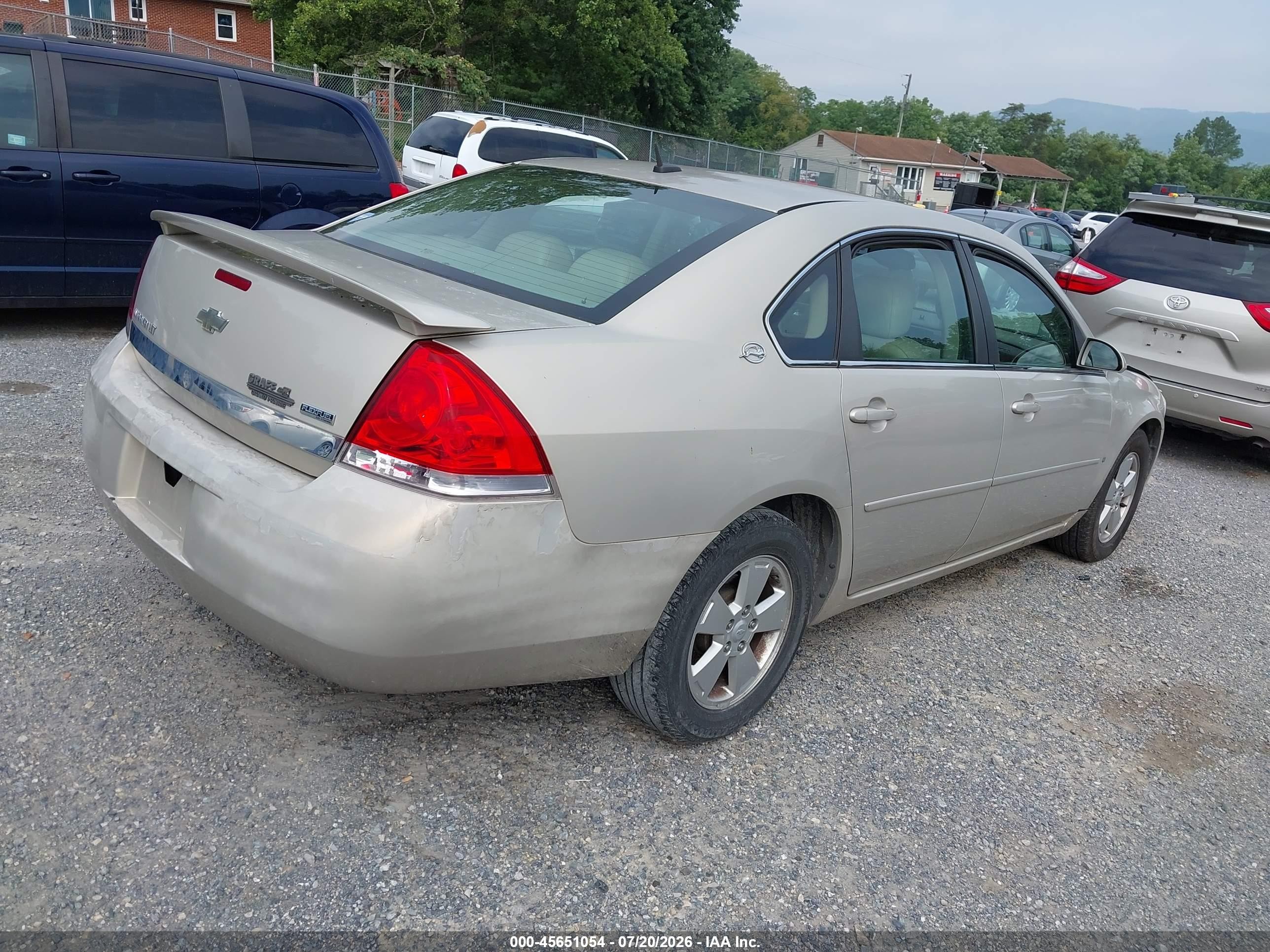 2008 Chevrolet Impala Lt White vin: 2G1WT58K481322864