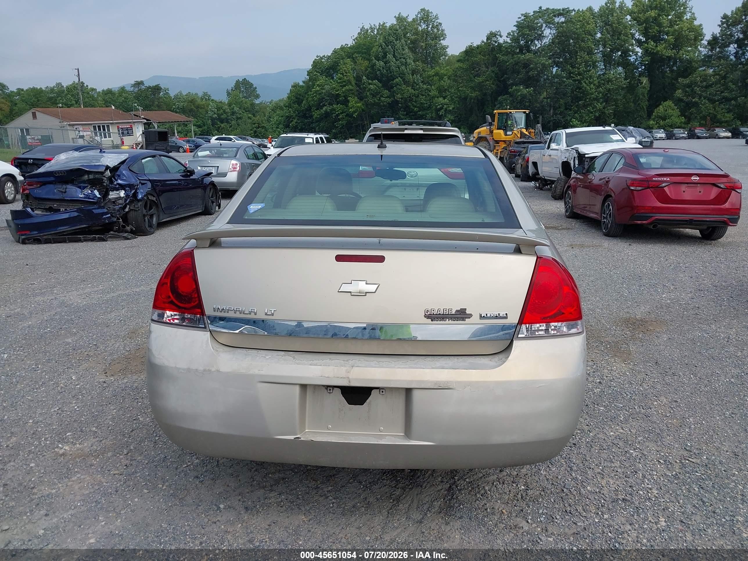 2008 Chevrolet Impala Lt White vin: 2G1WT58K481322864