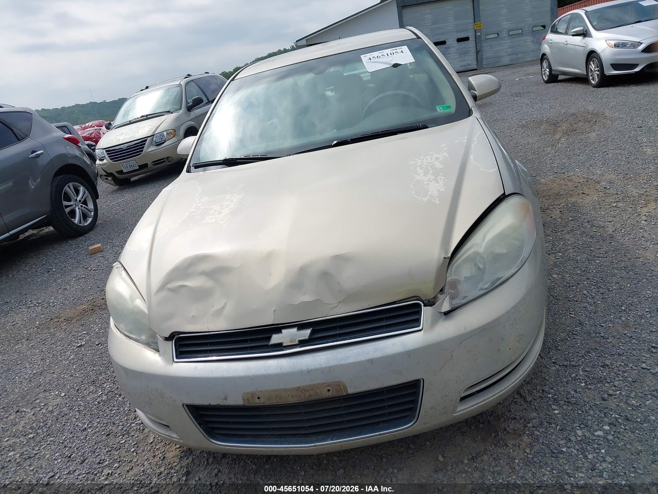 2008 Chevrolet Impala Lt White vin: 2G1WT58K481322864