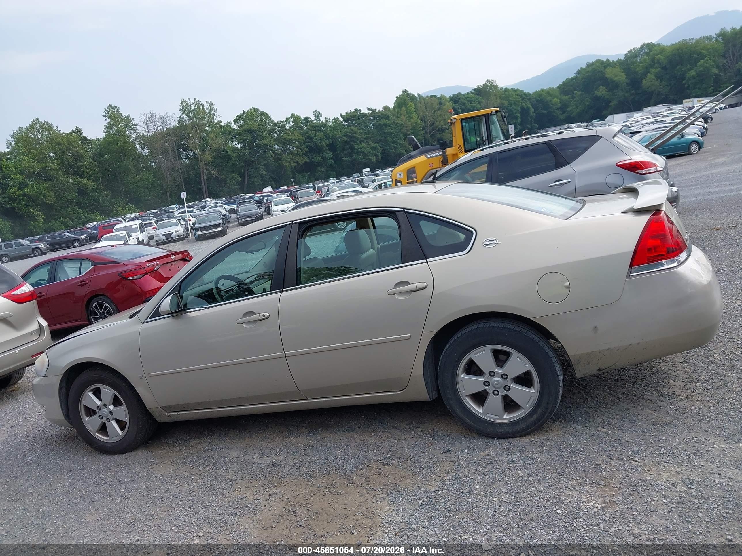2008 Chevrolet Impala Lt White vin: 2G1WT58K481322864