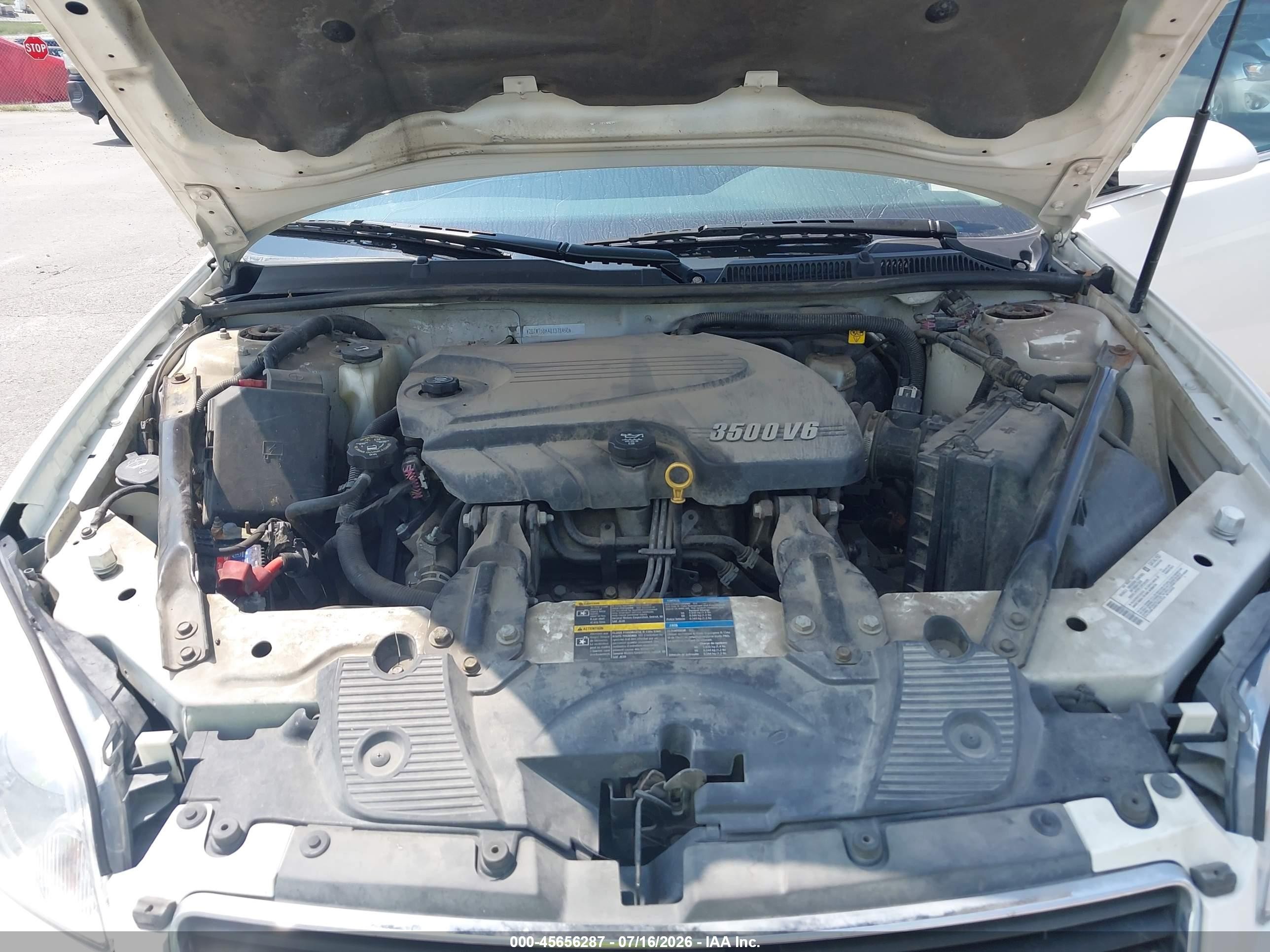 2008 Chevrolet Impala Lt White vin: 2G1WT58K481378450