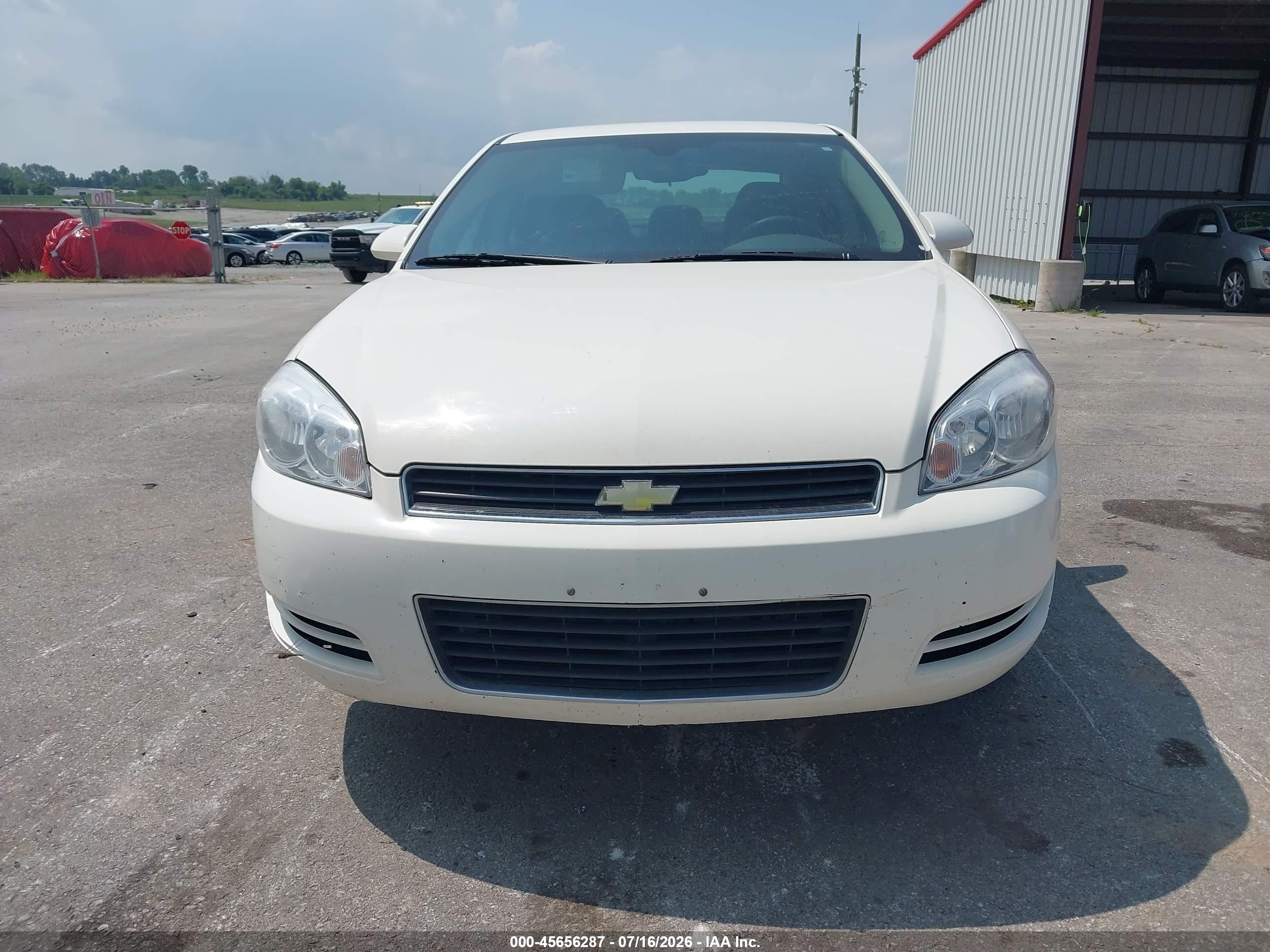 2008 Chevrolet Impala Lt White vin: 2G1WT58K481378450