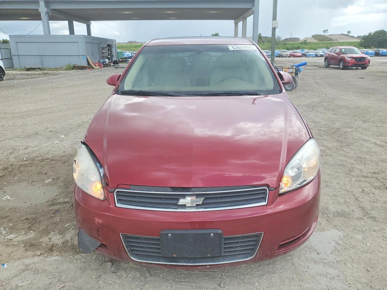 2008 Chevrolet Impala Lt Burgundy vin: 2G1WT58K489154600
