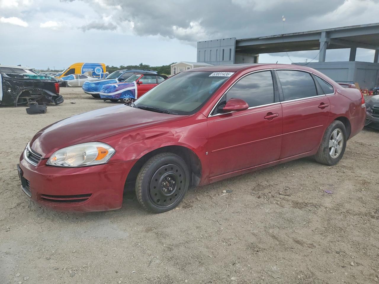 2008 Chevrolet Impala Lt Burgundy vin: 2G1WT58K489154600