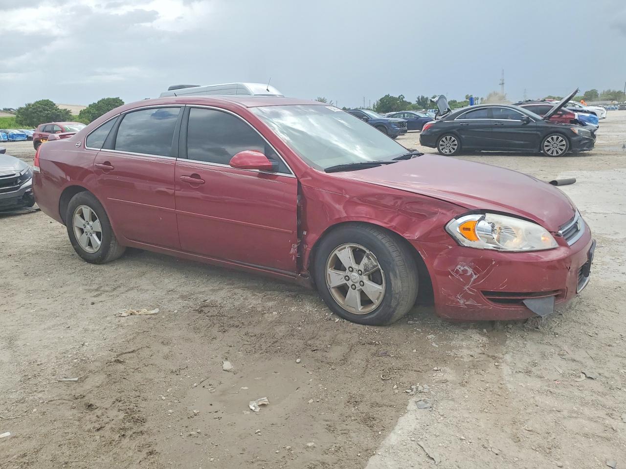 2008 Chevrolet Impala Lt Burgundy vin: 2G1WT58K489154600