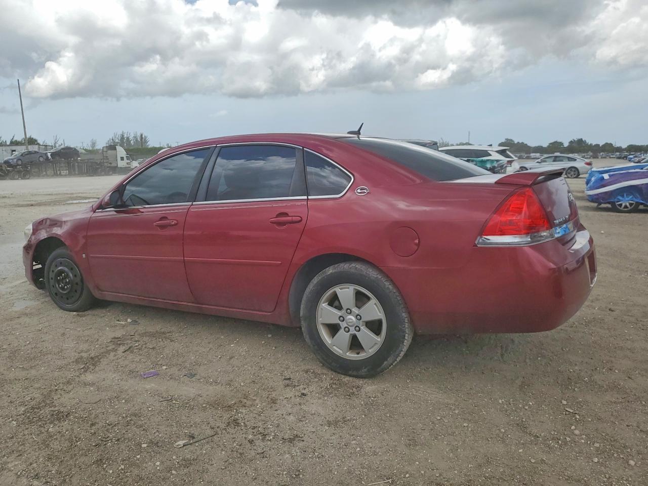 2008 Chevrolet Impala Lt Burgundy vin: 2G1WT58K489154600