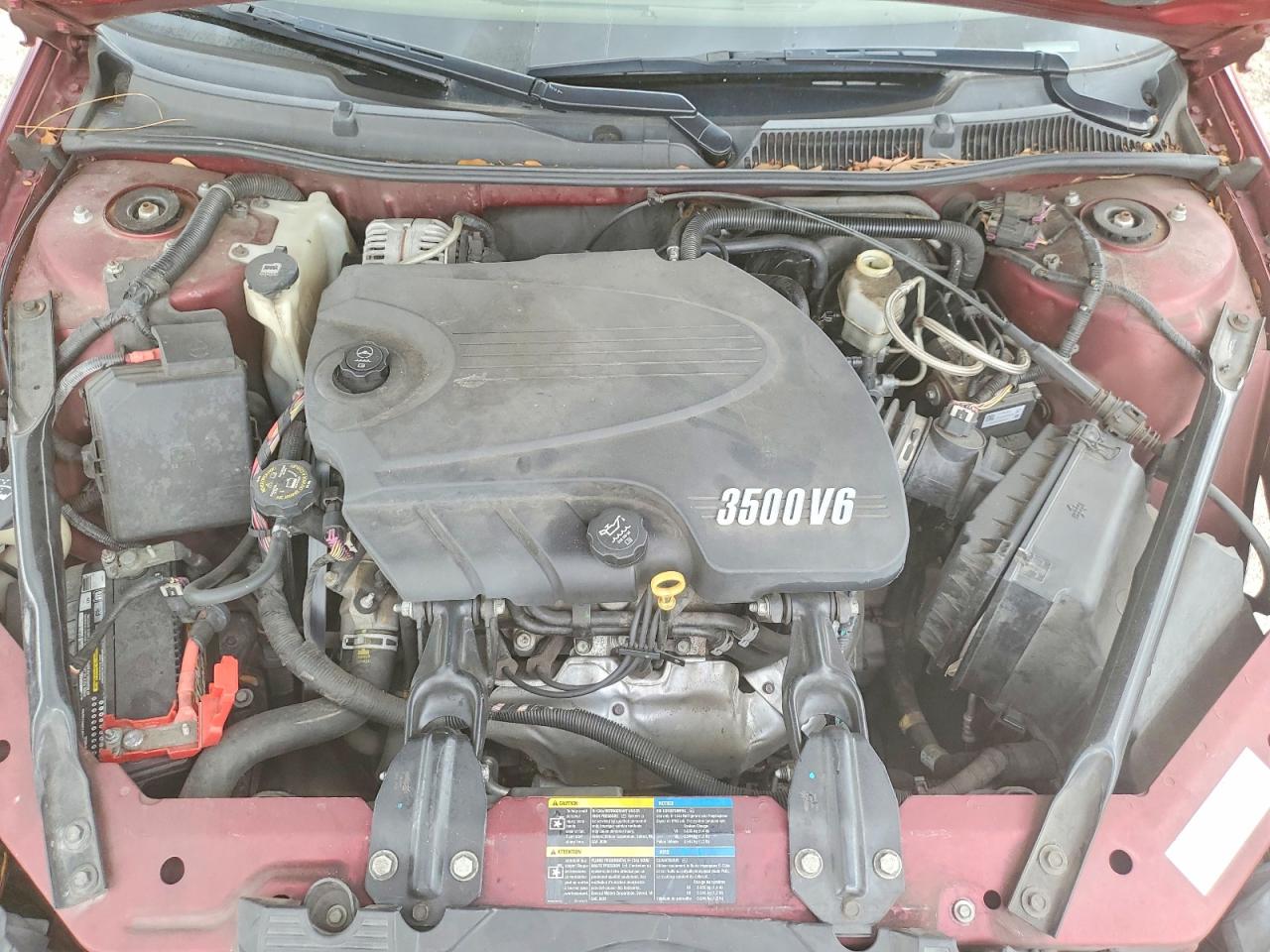 2008 Chevrolet Impala Lt Burgundy vin: 2G1WT58K489154600