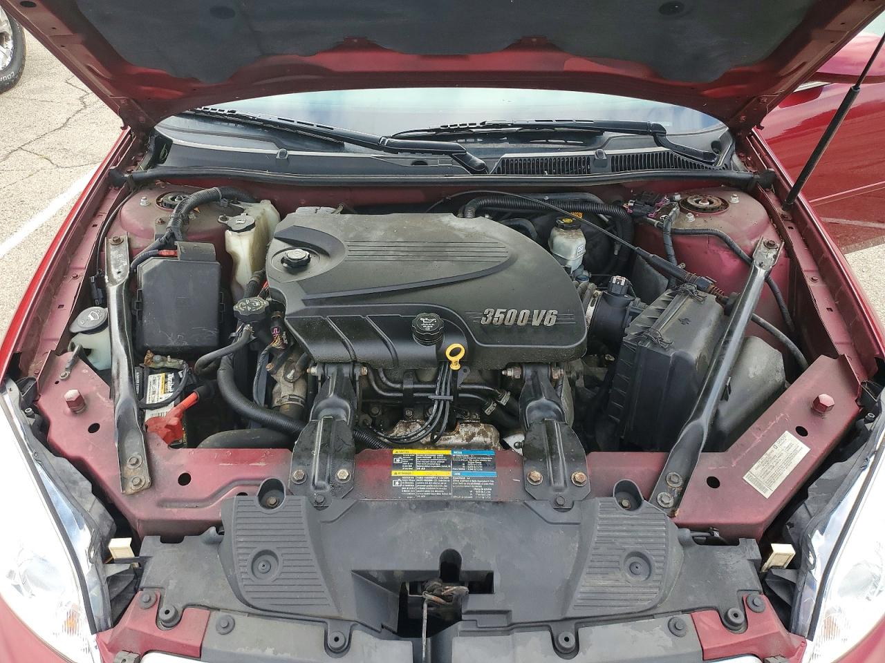 2008 Chevrolet Impala Lt Темно-бордовый vin: 2G1WT58K489261680