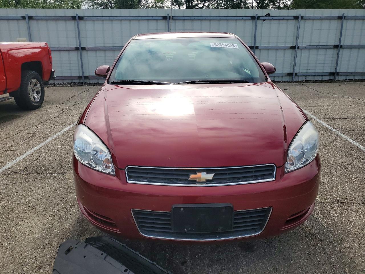 2008 Chevrolet Impala Lt Темно-бордовый vin: 2G1WT58K489261680