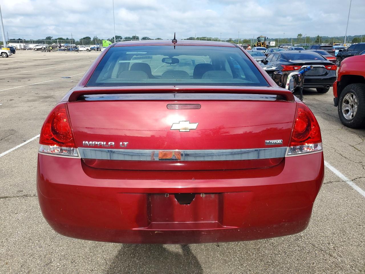 2008 Chevrolet Impala Lt Темно-бордовый vin: 2G1WT58K489261680