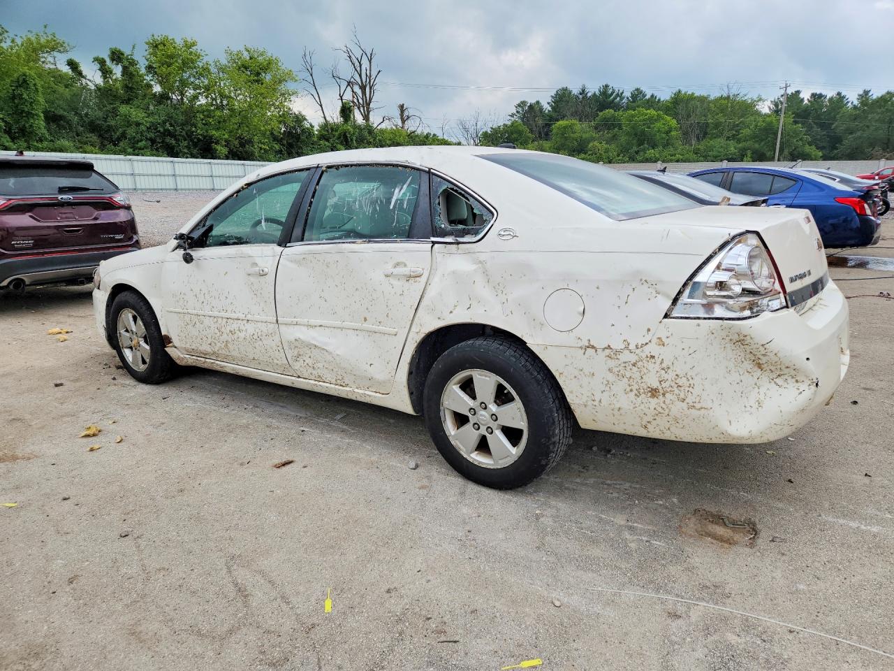 2007 Chevrolet Impala Lt White vin: 2G1WT58K579161960