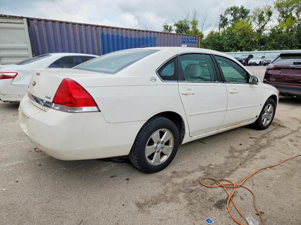 2007 Chevrolet Impala Lt White vin: 2G1WT58K579161960