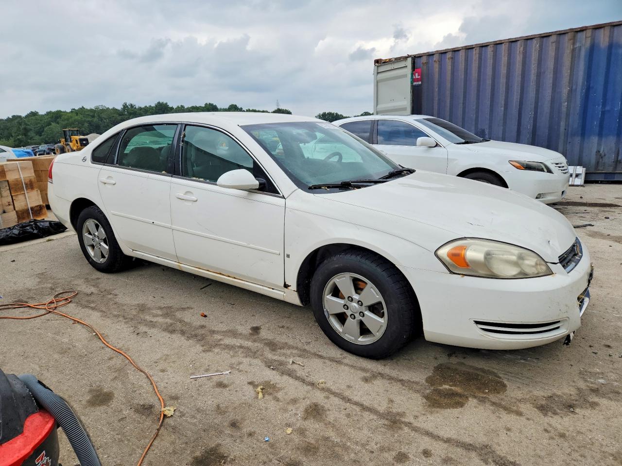 2007 Chevrolet Impala Lt White vin: 2G1WT58K579161960