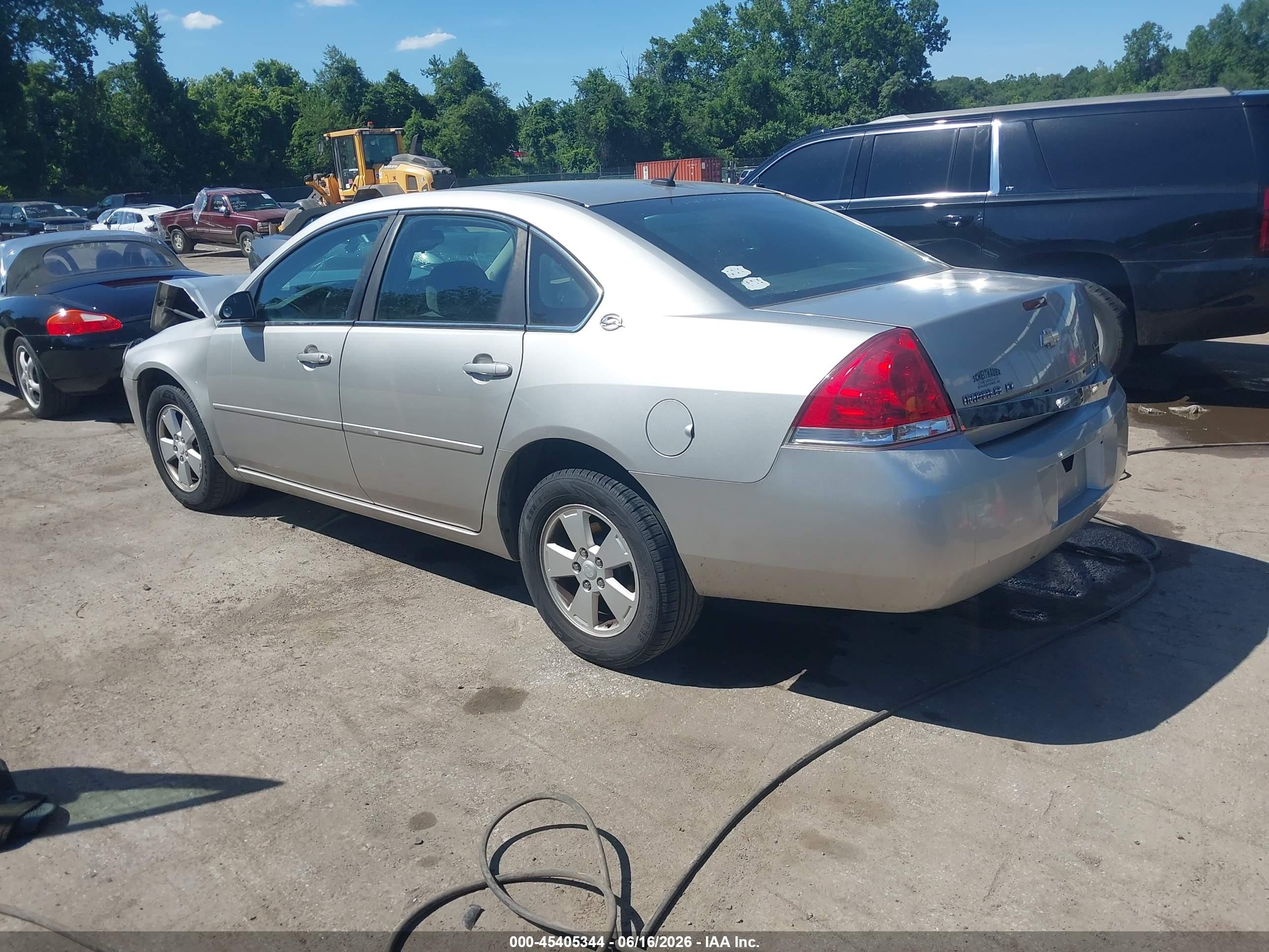 2007 Chevrolet Impala 3.5l Lt Silver vin: 2G1WT58K579192657