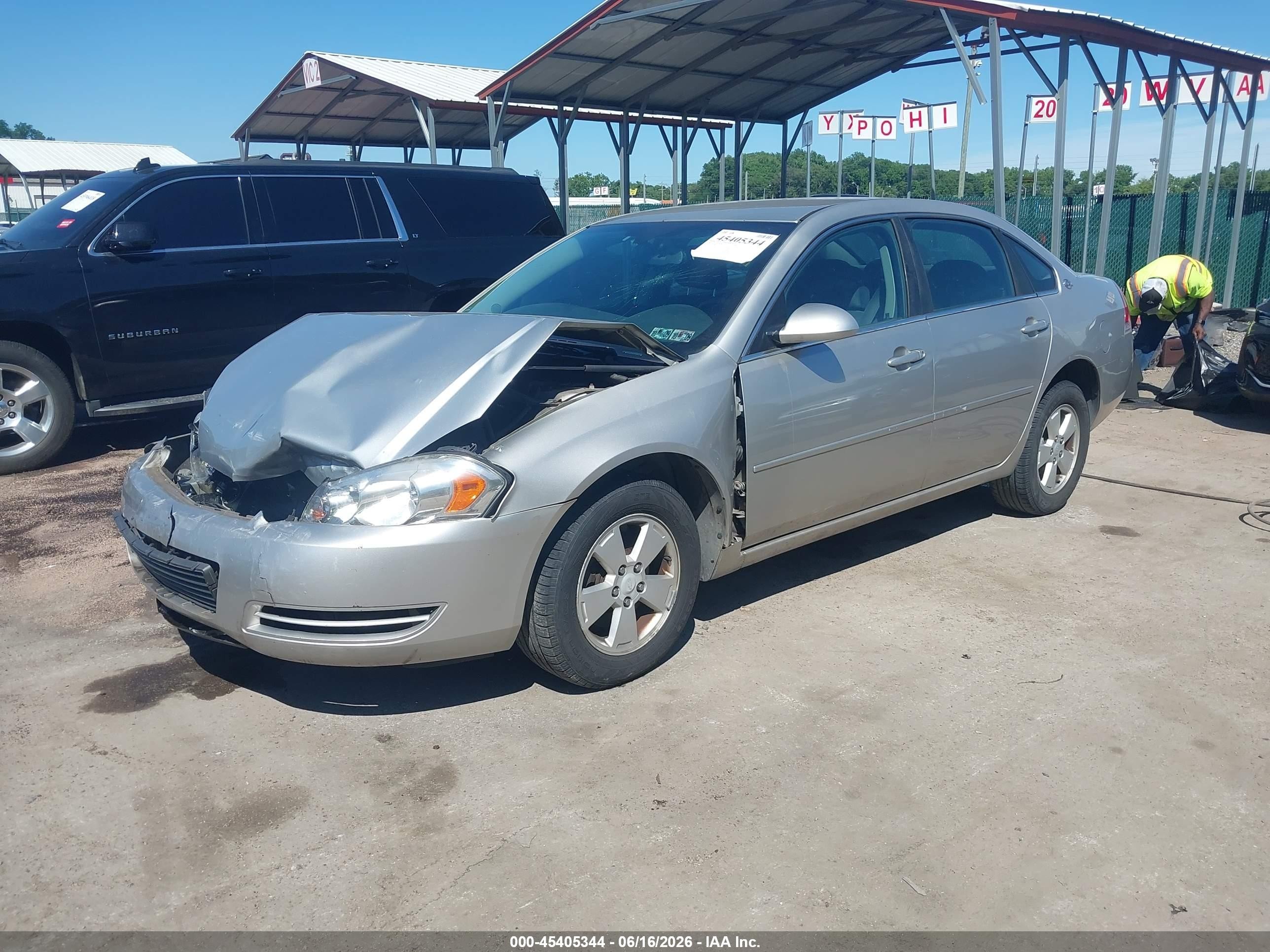 2007 Chevrolet Impala 3.5l Lt Silver vin: 2G1WT58K579192657