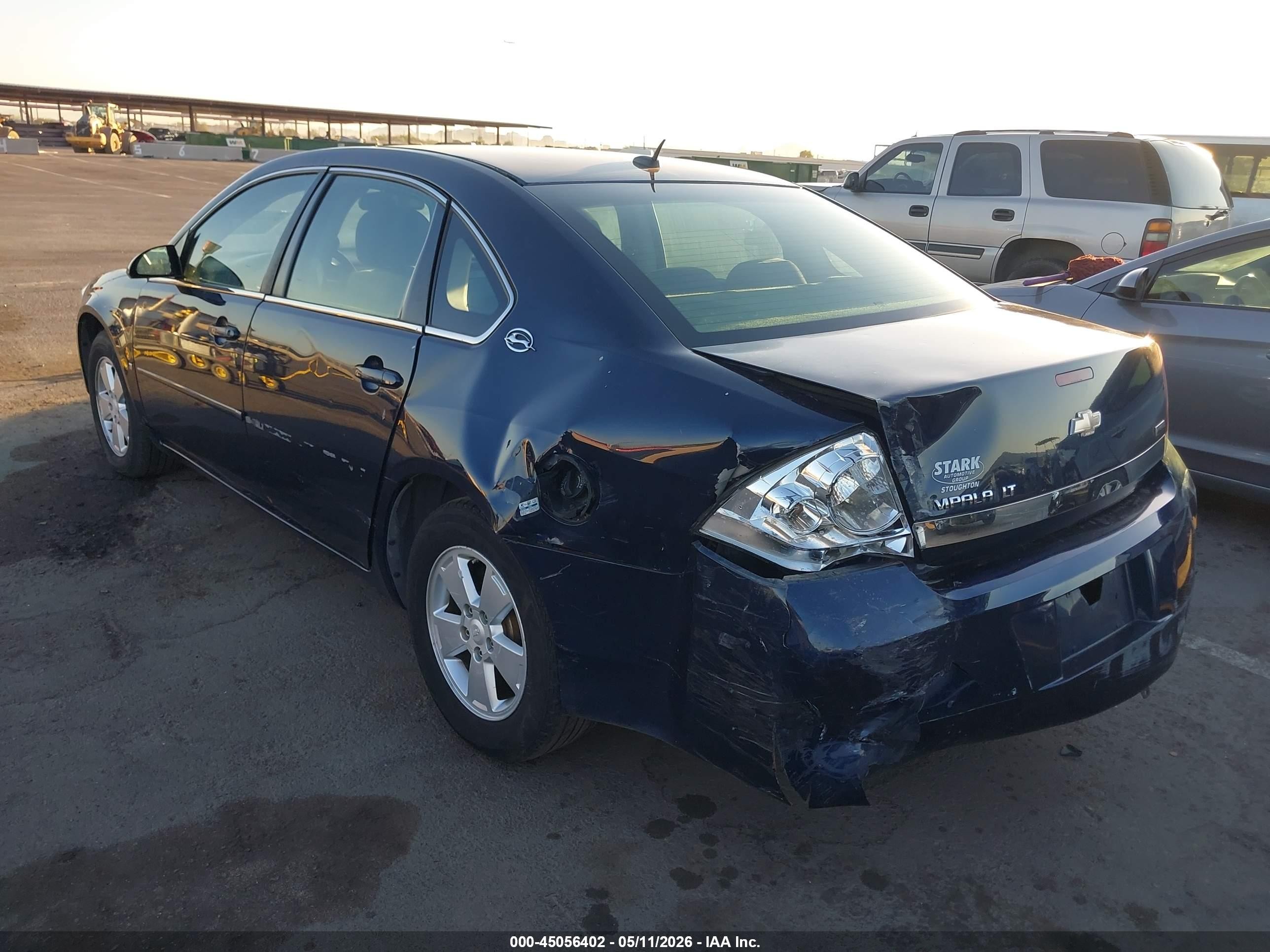 2007 Chevrolet Impala Lt Черный vin: 2G1WT58K579235085