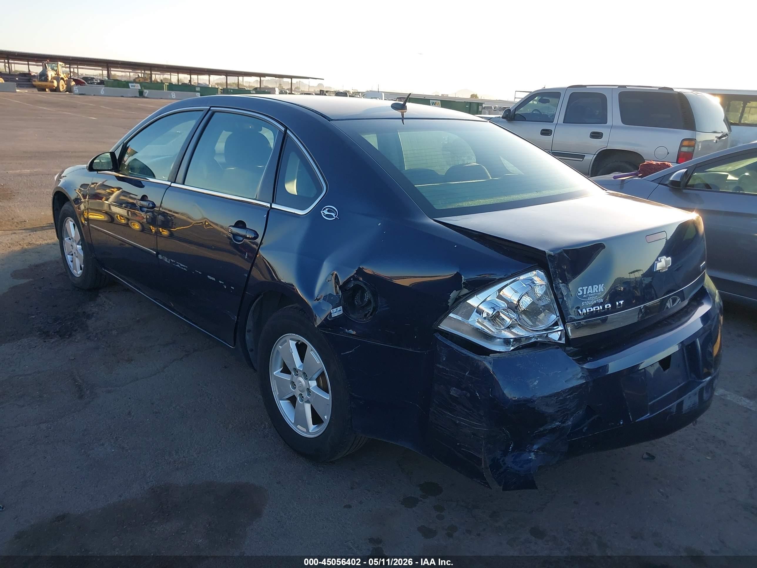 2007 Chevrolet Impala Lt Черный vin: 2G1WT58K579235085