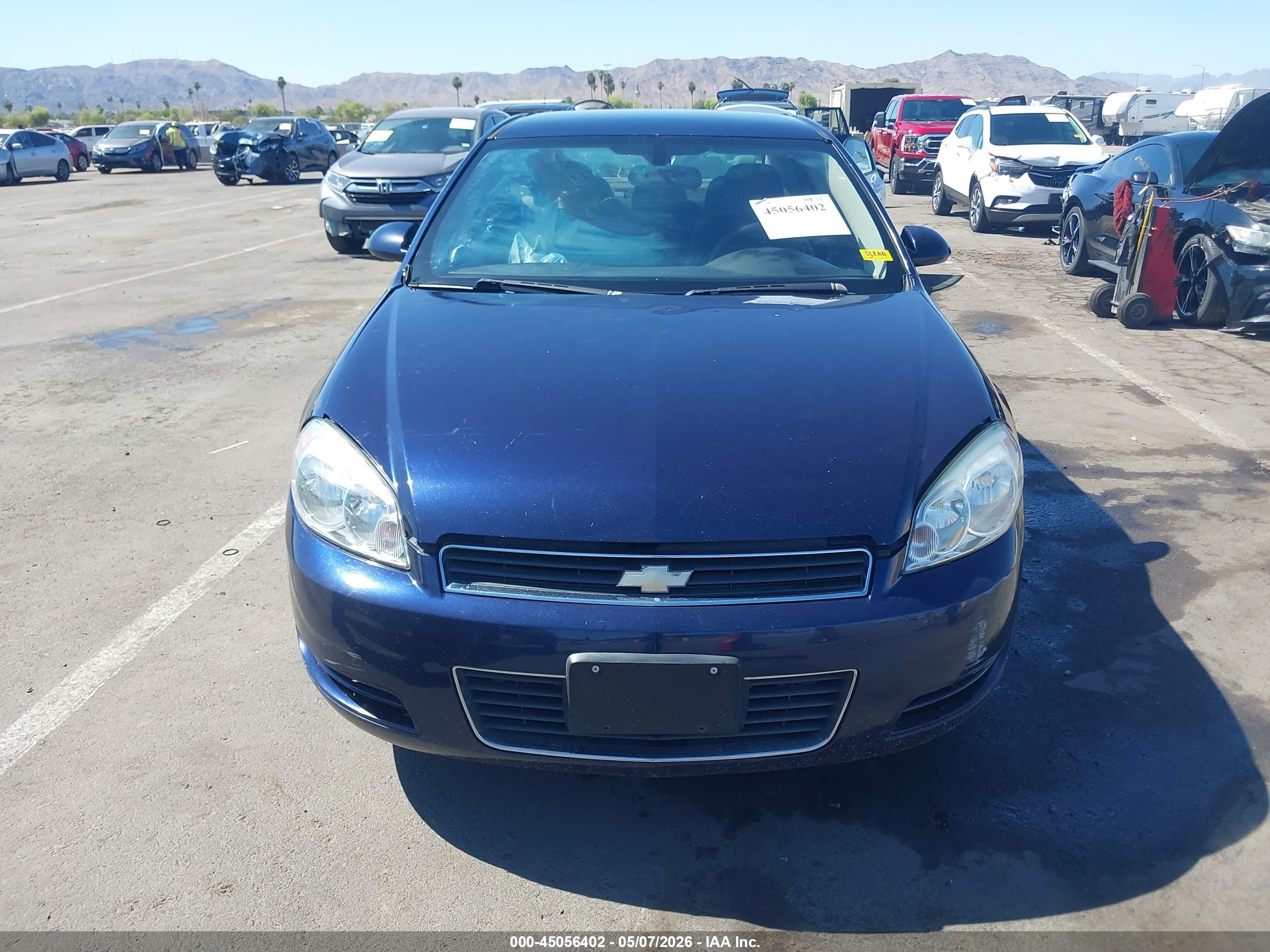 2007 Chevrolet Impala Lt Черный vin: 2G1WT58K579235085