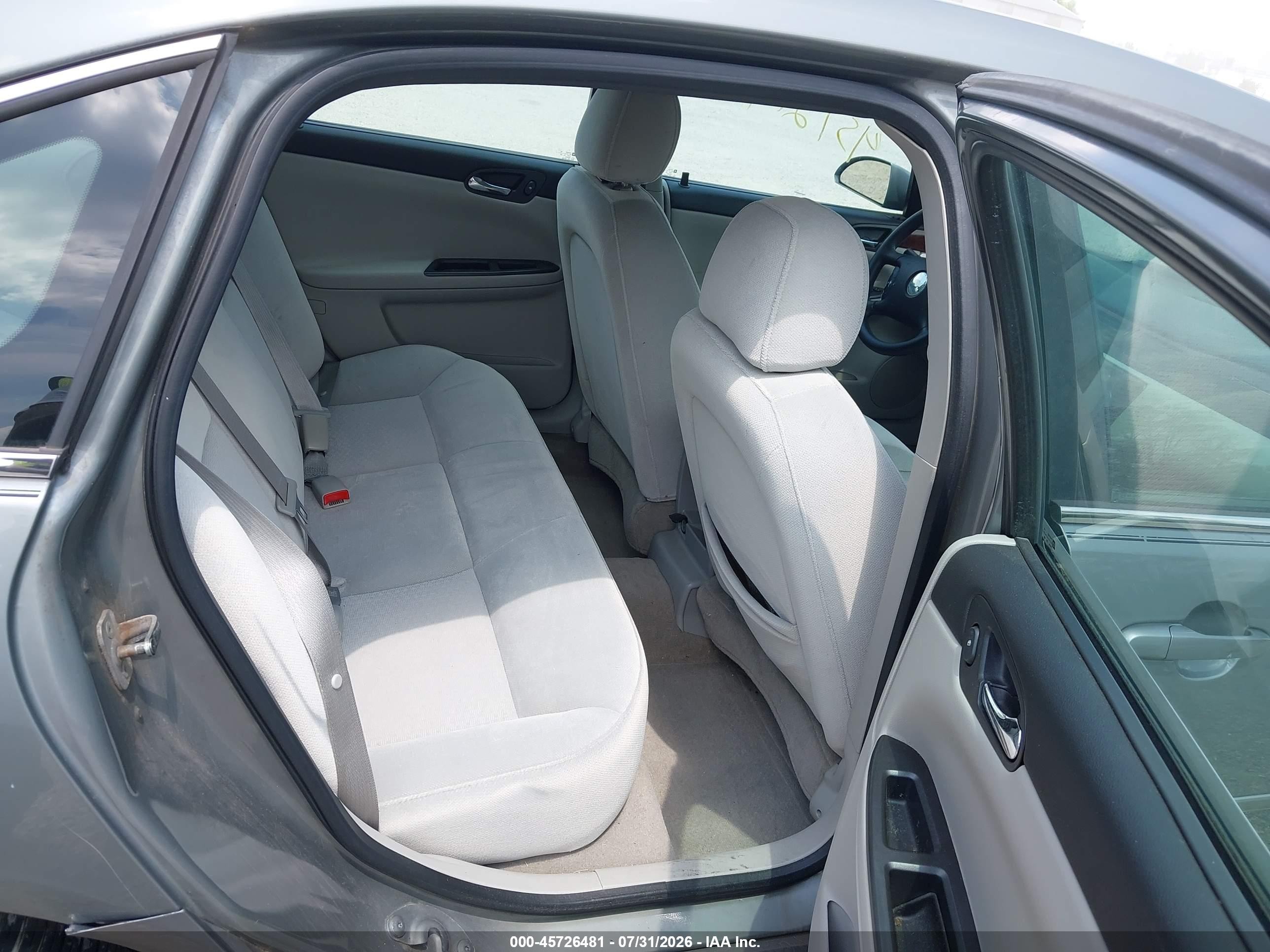 2008 Chevrolet Impala Lt Gray vin: 2G1WT58K581314014