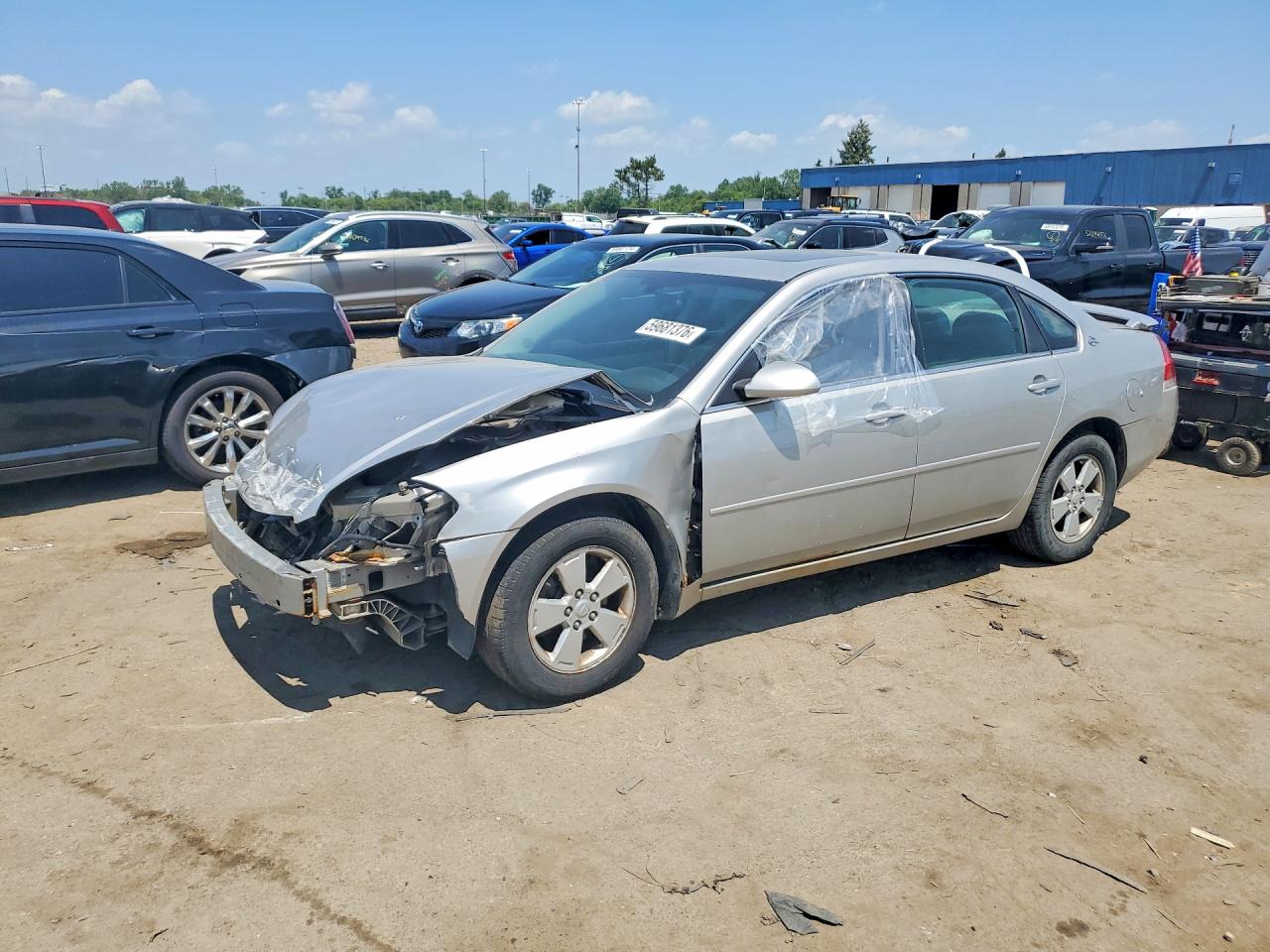 2008 Chevrolet Impala Lt Silver vin: 2G1WT58K581314658