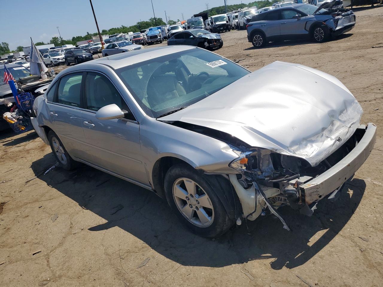 2008 Chevrolet Impala Lt Silver vin: 2G1WT58K581314658