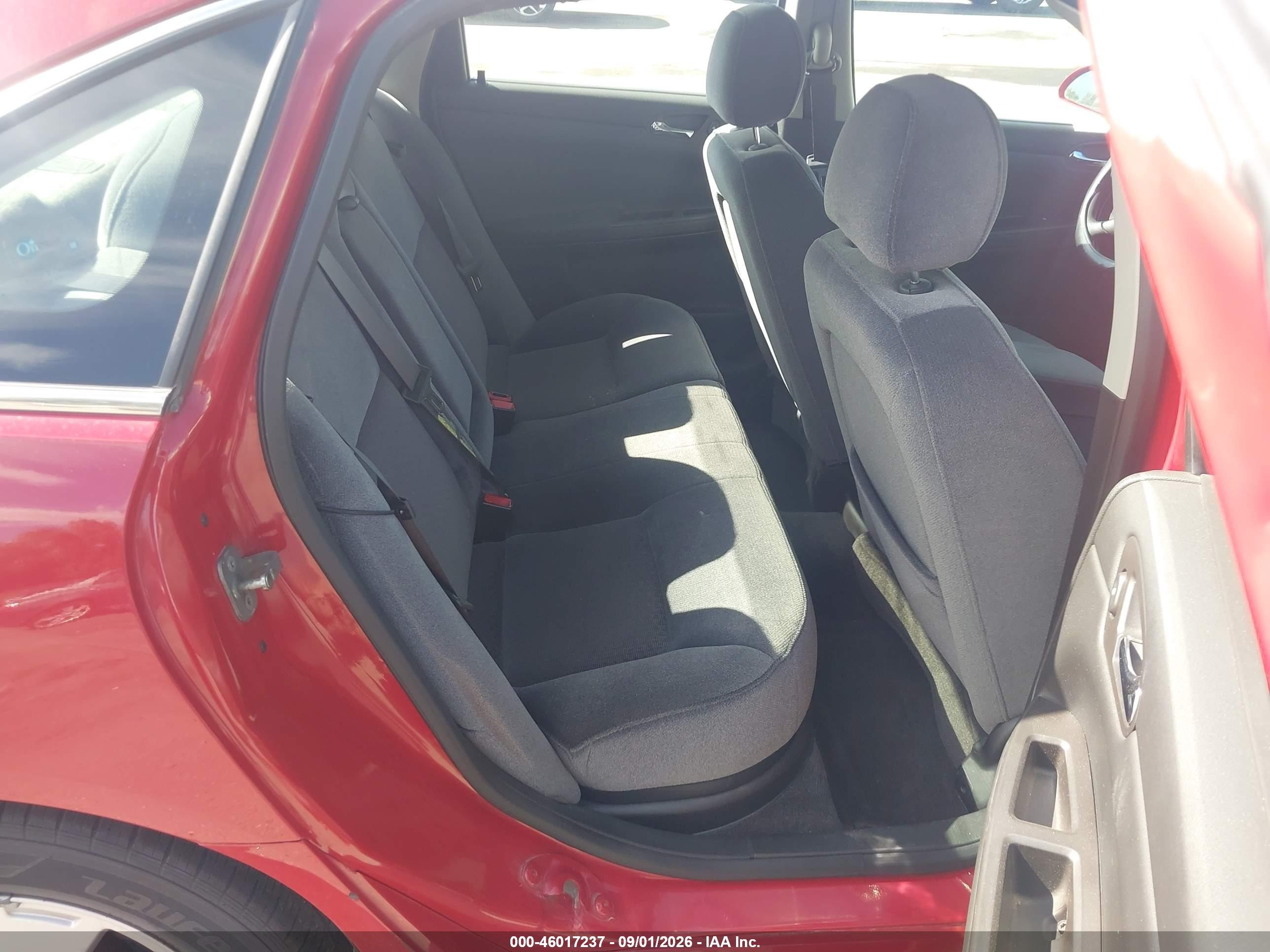 2008 Chevrolet Impala Lt Red vin: 2G1WT58K581359860