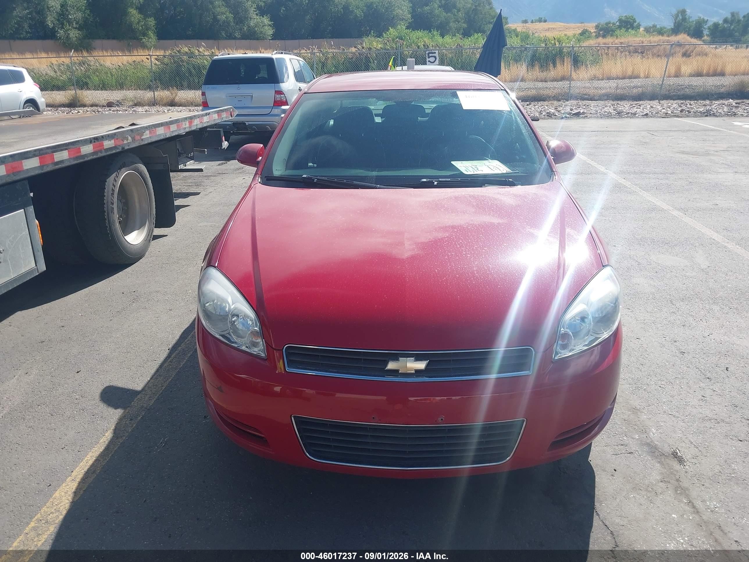 2008 Chevrolet Impala Lt Red vin: 2G1WT58K581359860