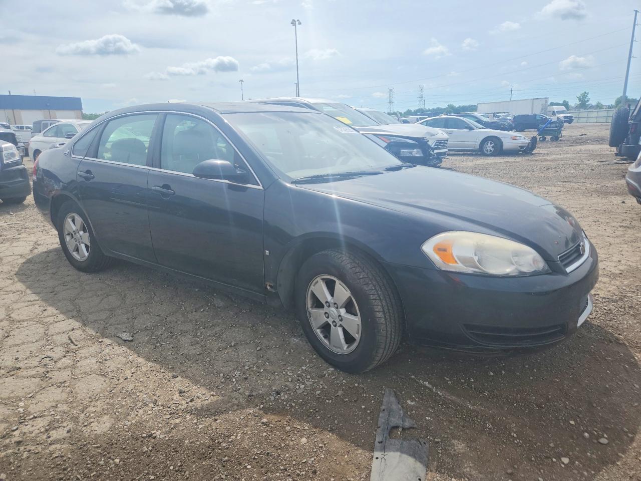2008 Chevrolet Impala Black vin: 2G1WT58K589121461